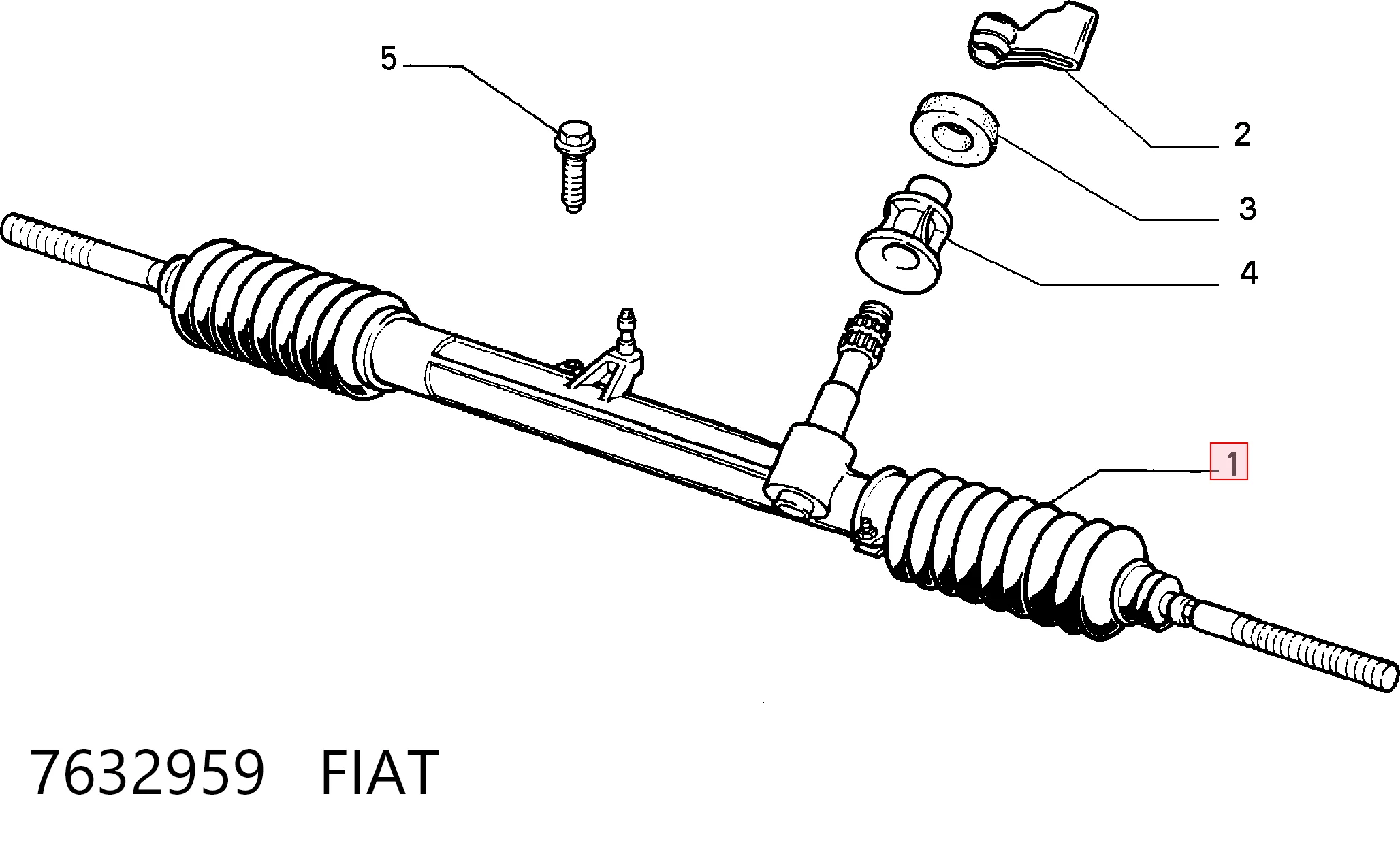 Cremalheira da direção Fiat Tempra  159 ao melhor preço