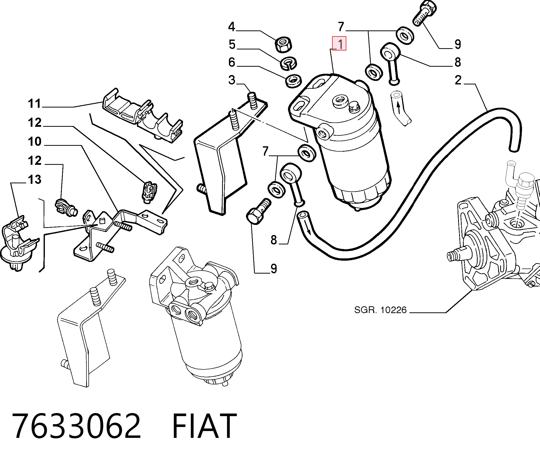 7633062 Fiat/Alfa/Lancia
