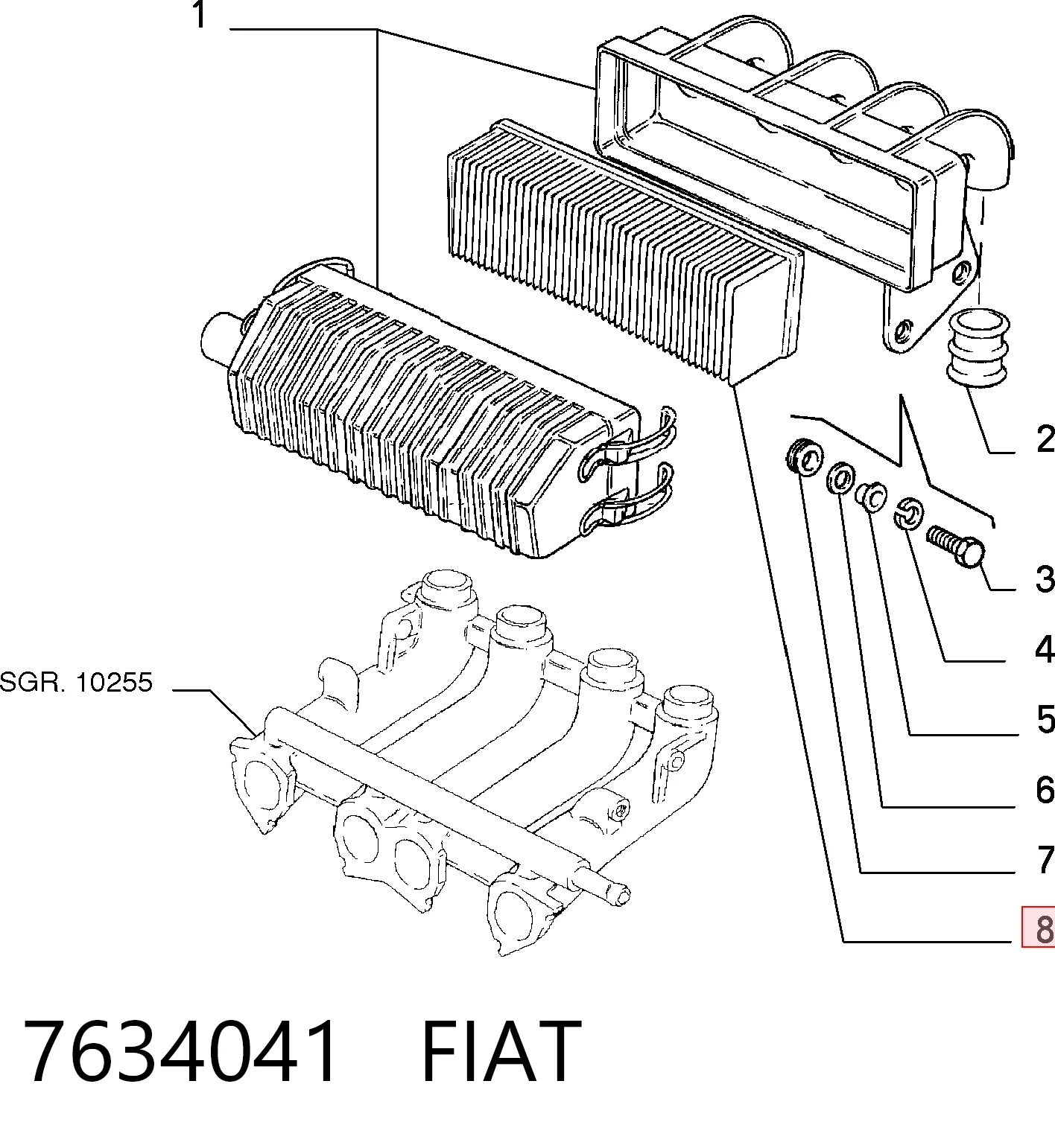 7634041 Fiat/Alfa/Lancia