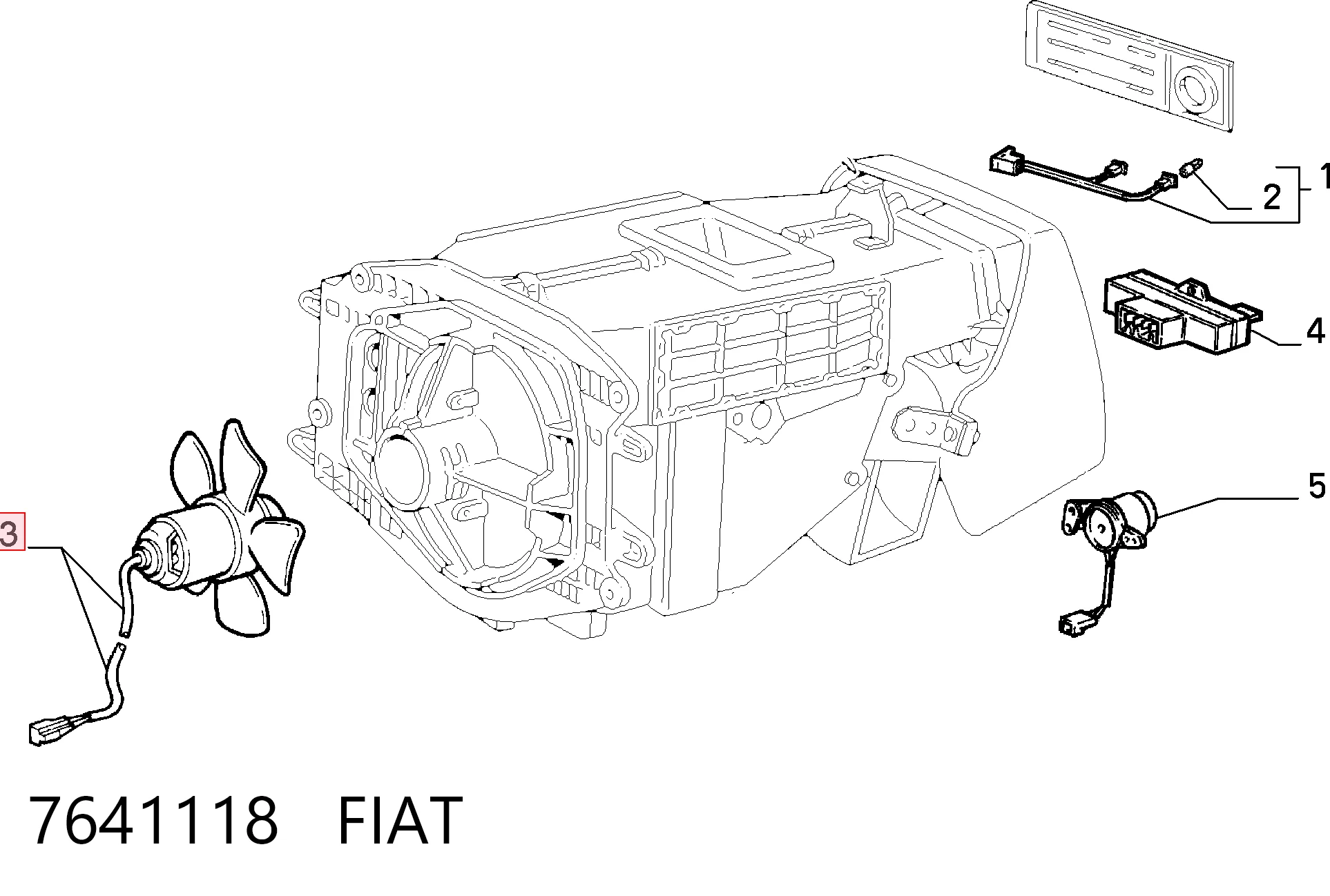 Motor de ventilador de forno (de aquecedor de salão) Fiat Uno  146A ao melhor preço