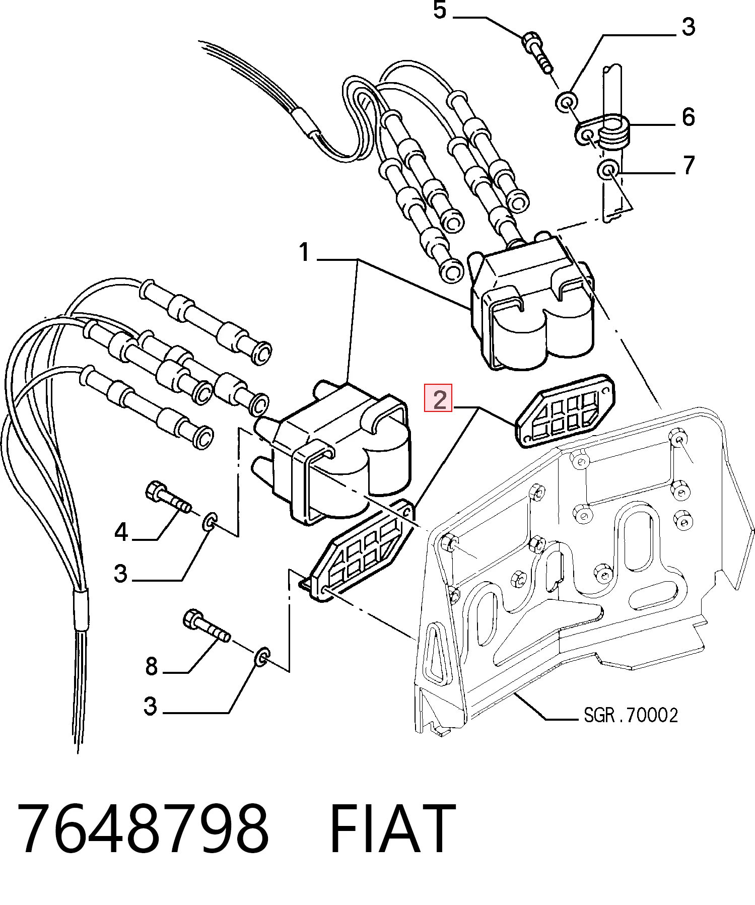 Módulo de ignição (comutador) para Opel Astra 51, 52, F35, M35