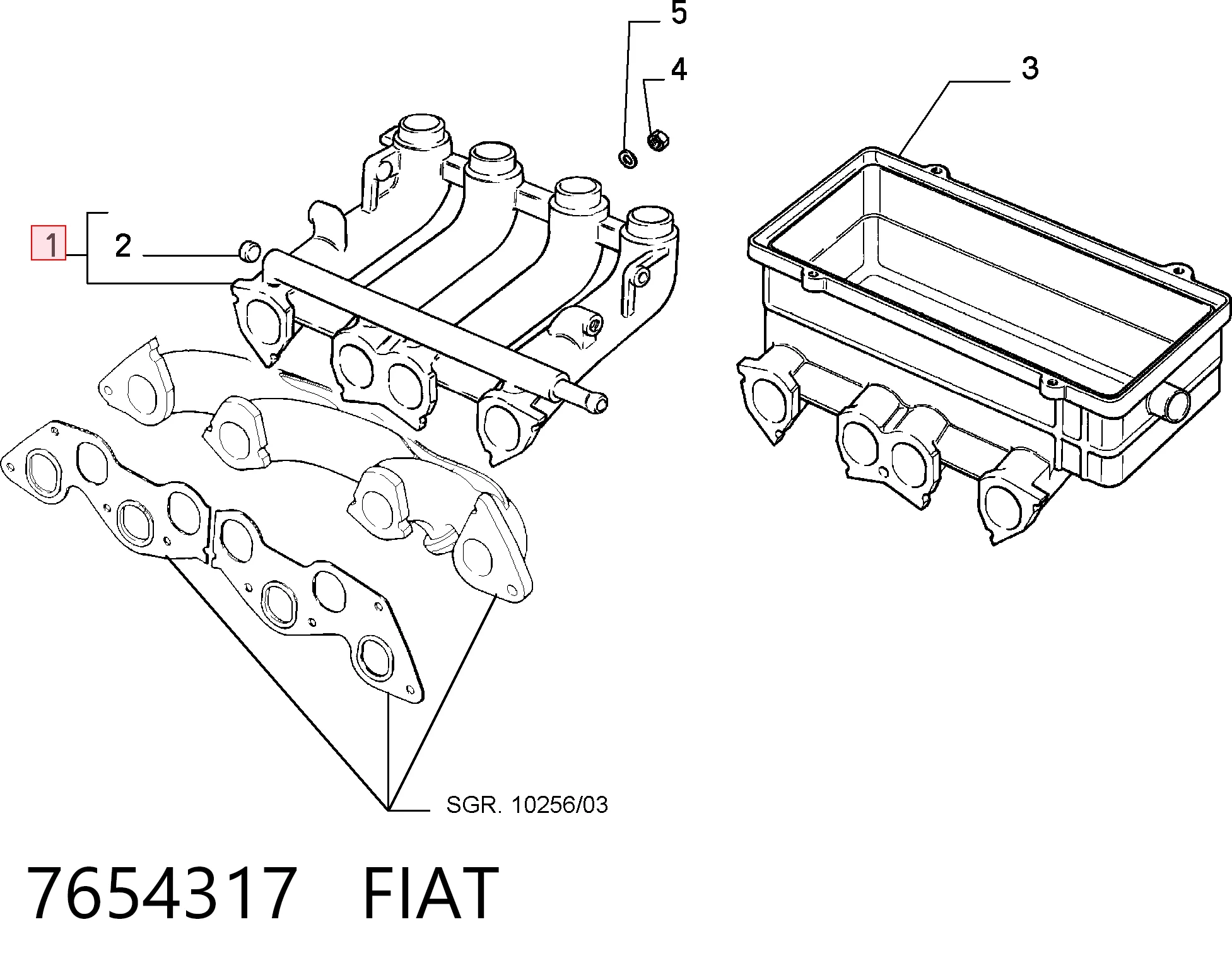 Tubo coletor de admissão Fiat Fiorino  146 Uno ao melhor preço