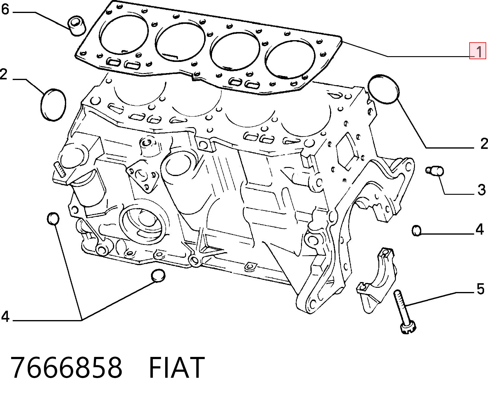 7666858 Fiat/Alfa/Lancia