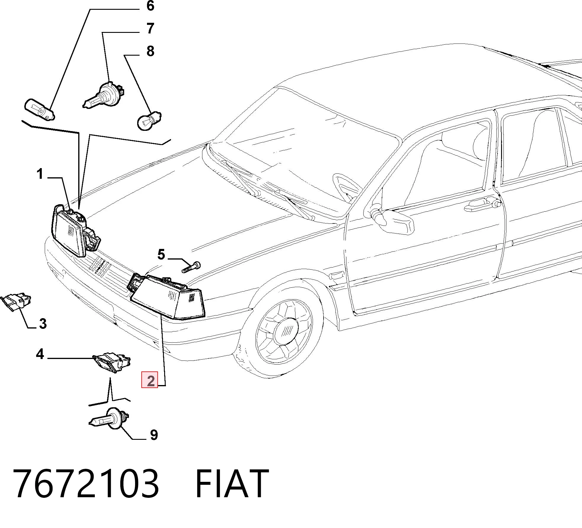 7672103 Fiat/Alfa/Lancia