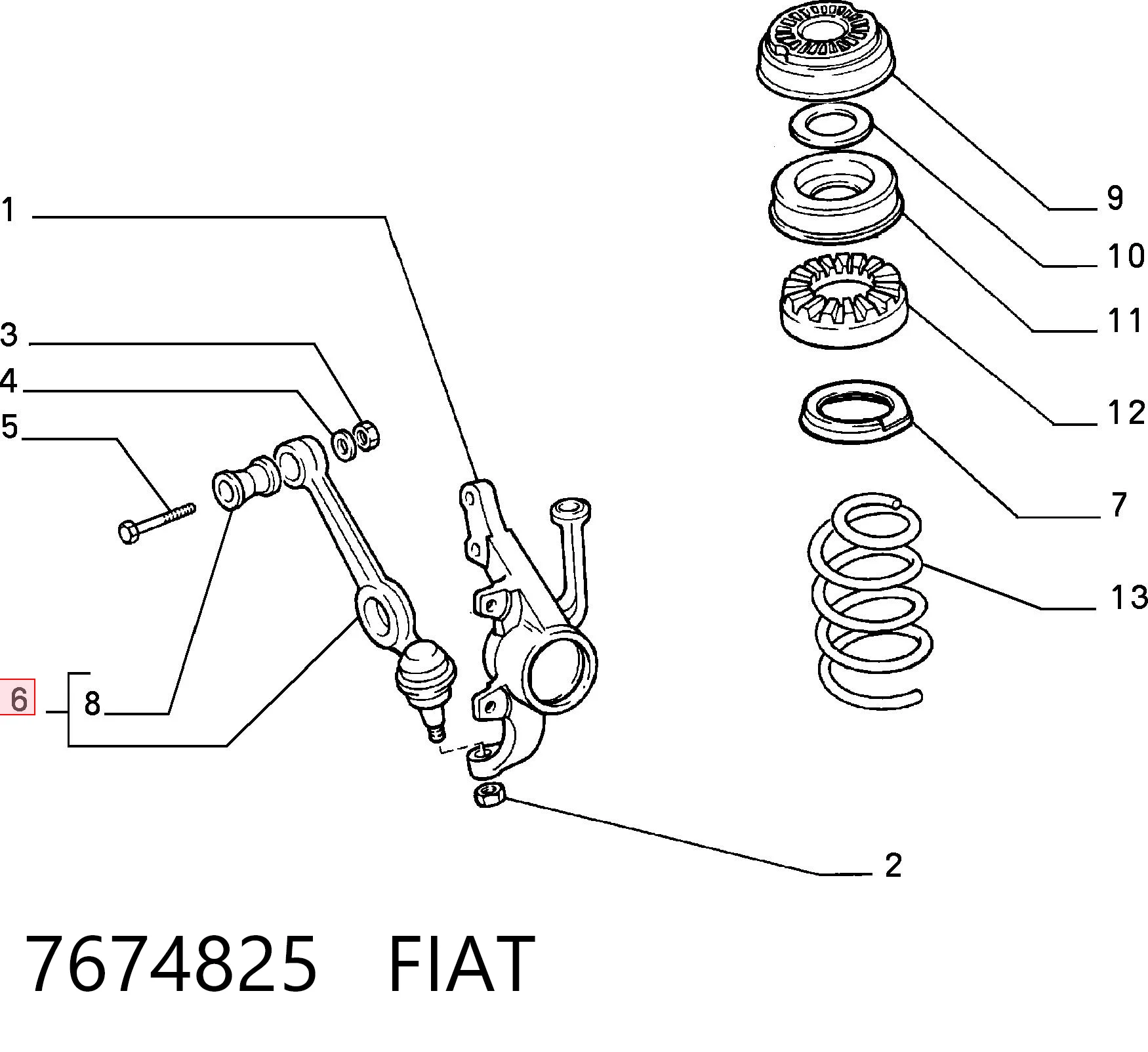 7674825 Fiat/Alfa/Lancia