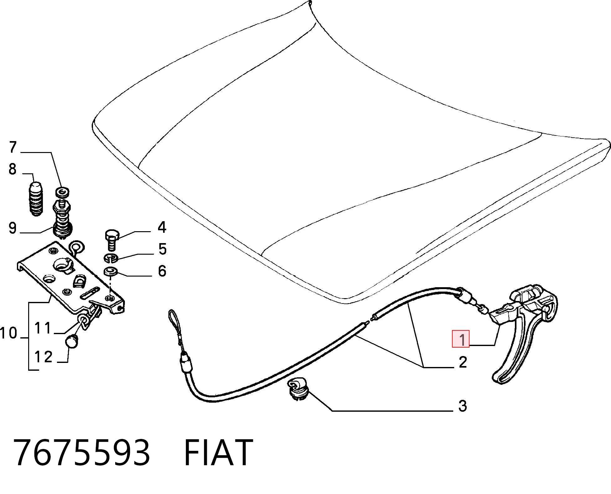 7675593 Fiat/Alfa/Lancia