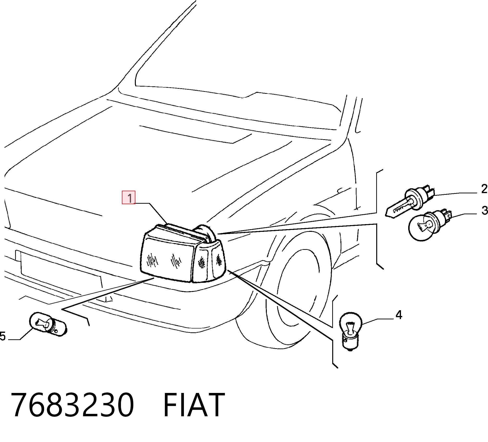 Compre Luz direita Fiat Uno 