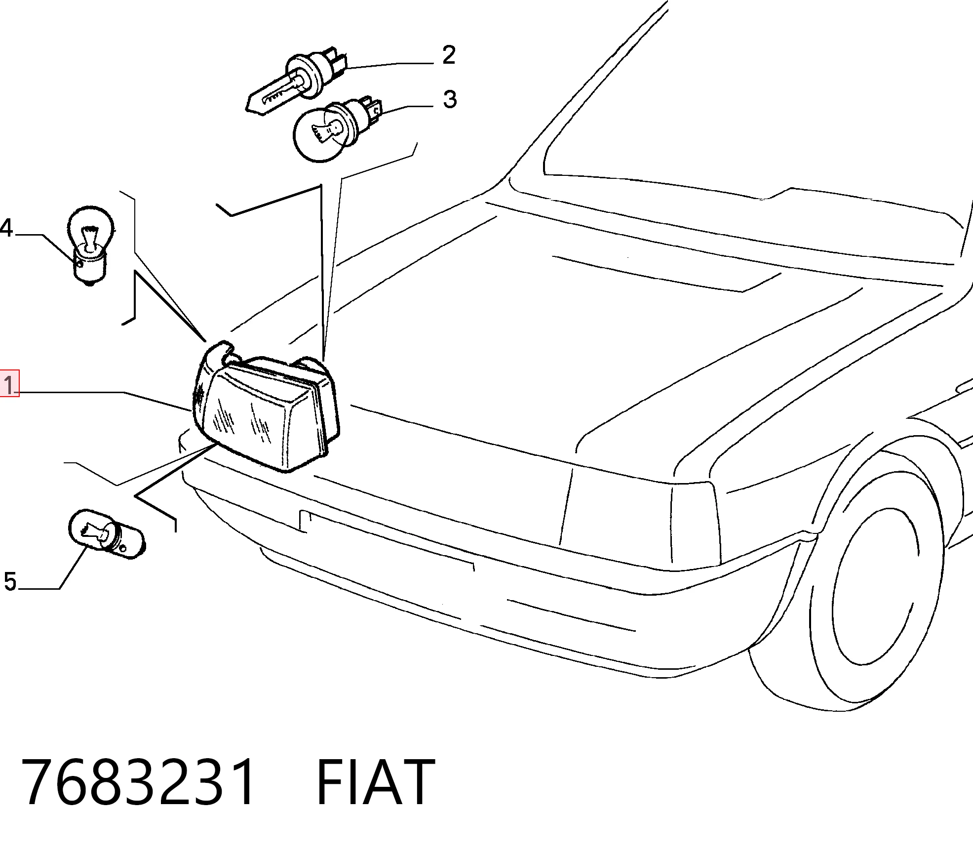 Luz direita Fiat Uno preço, a partir de 42,84 USD