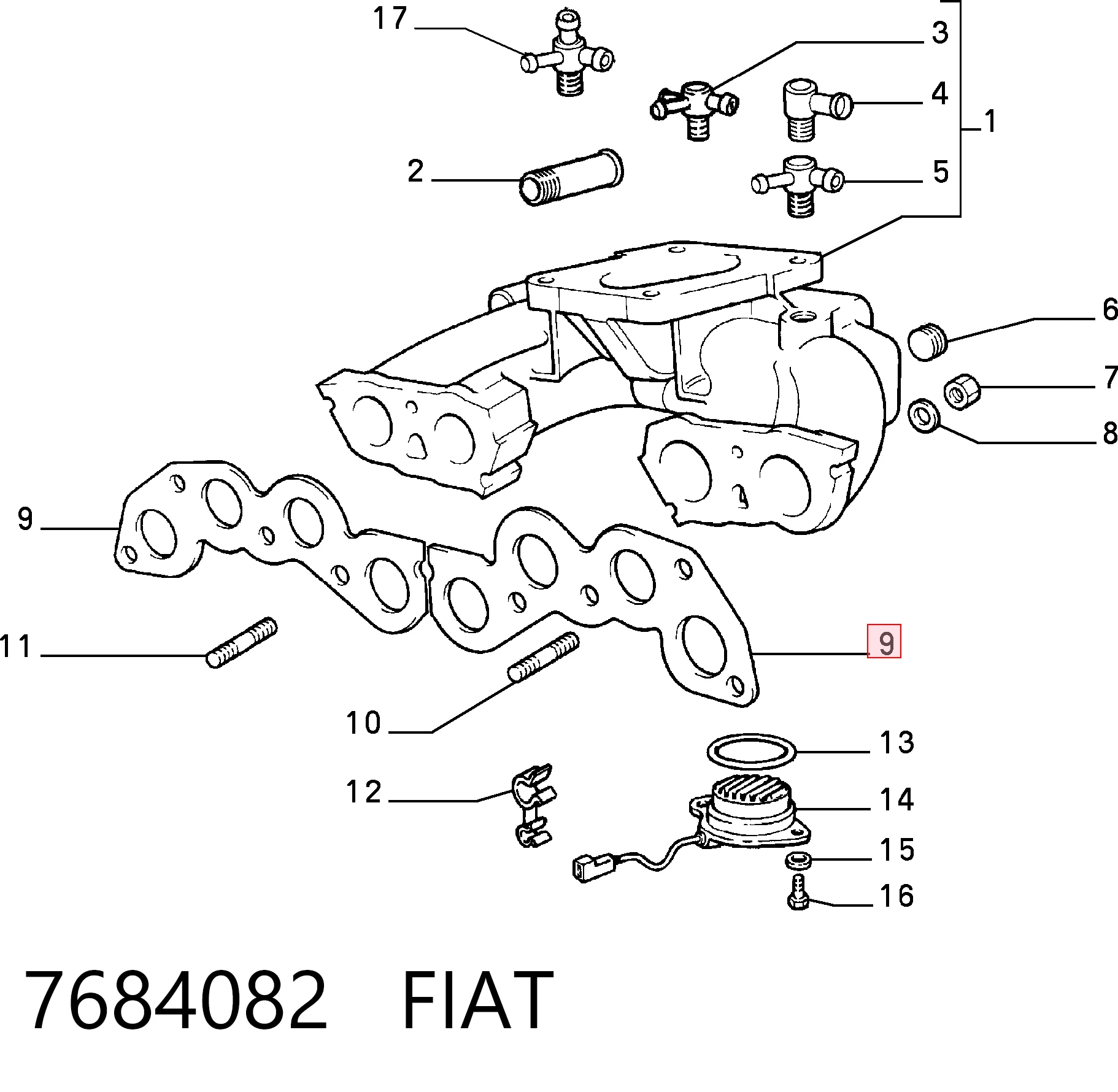 7684082 Fiat/Alfa/Lancia