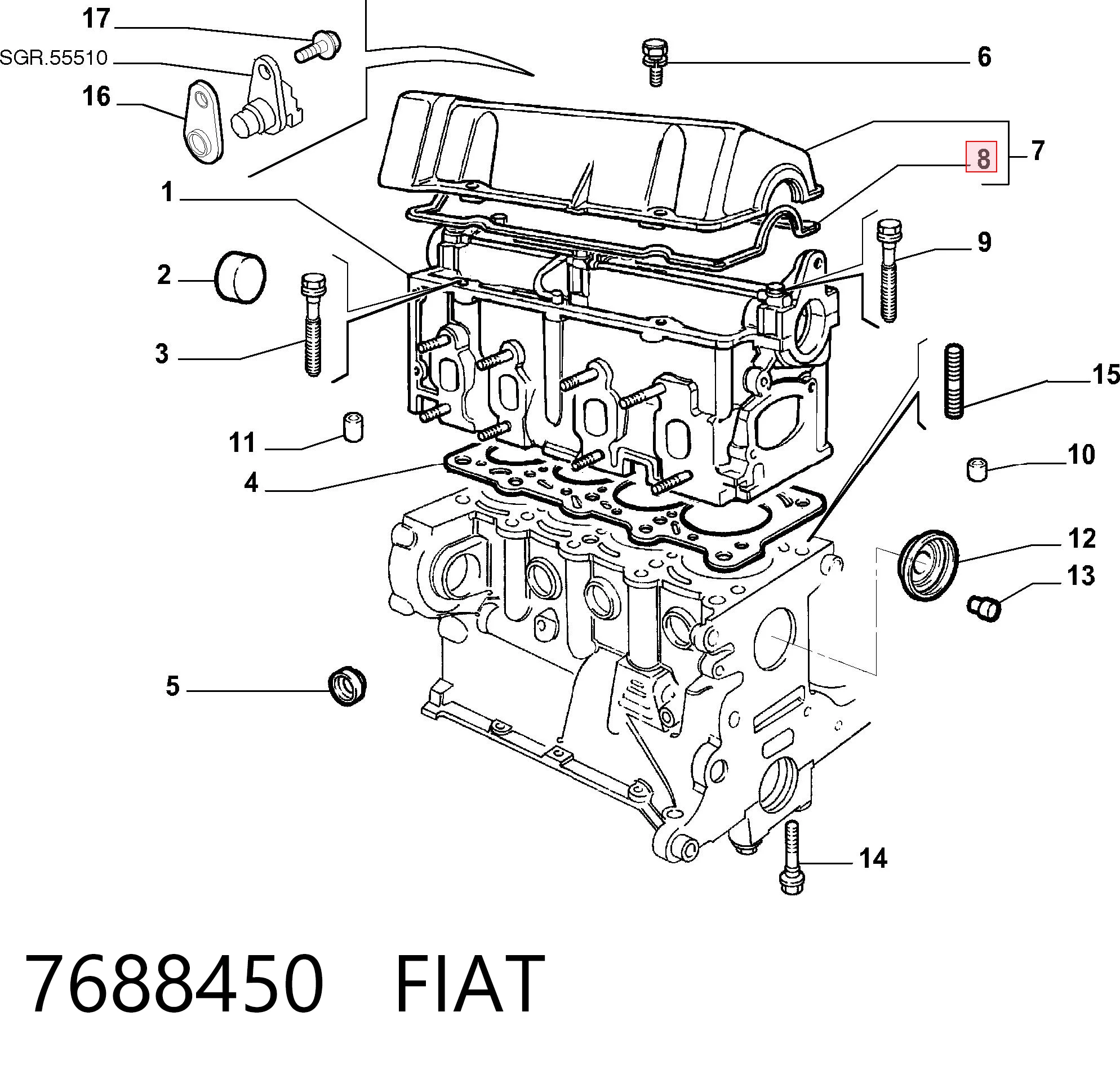7688450 Fiat/Alfa/Lancia