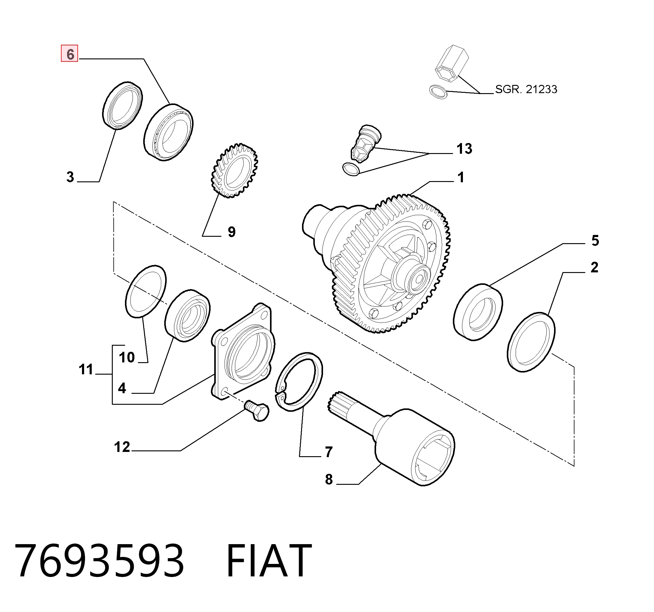 7693593 Fiat/Alfa/Lancia