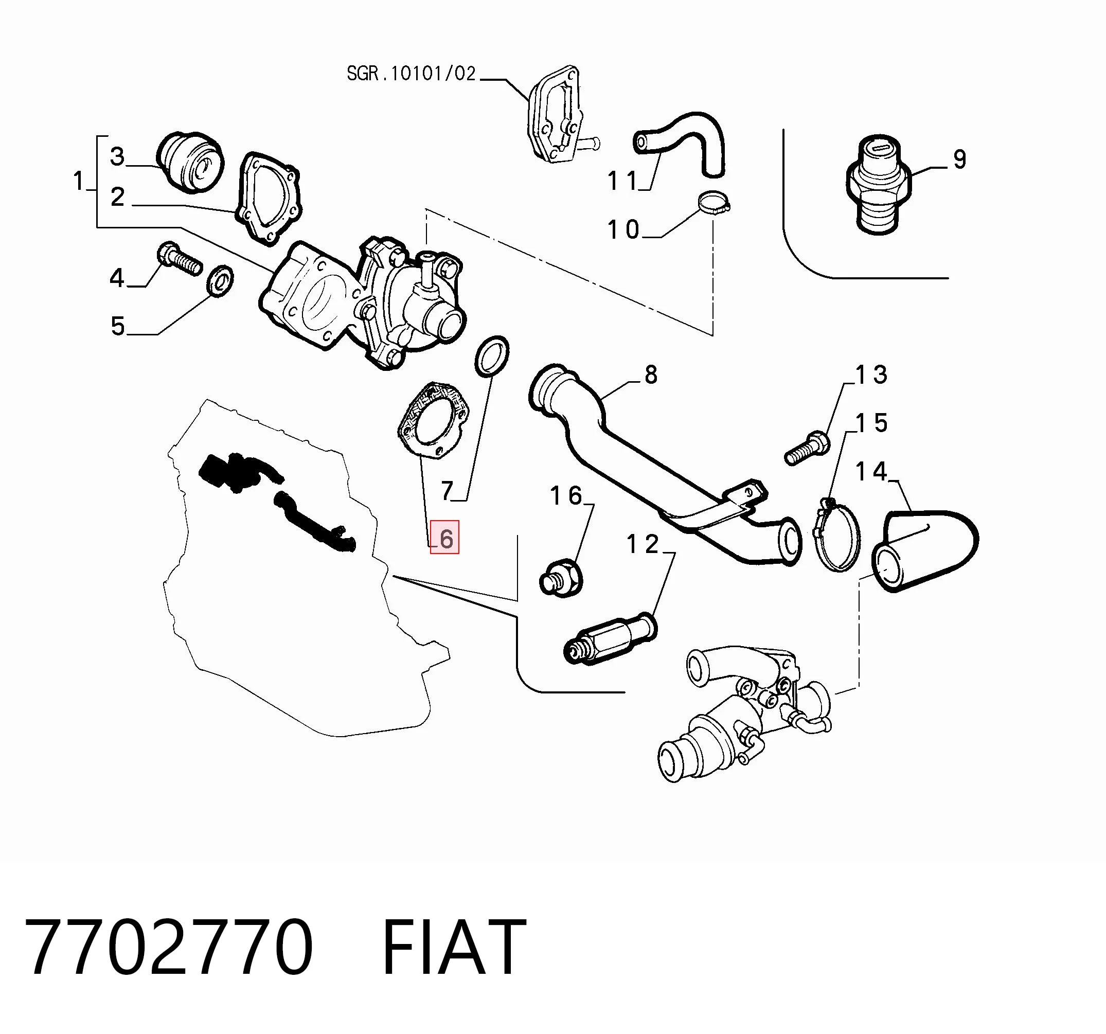 7702770 Fiat/Alfa/Lancia