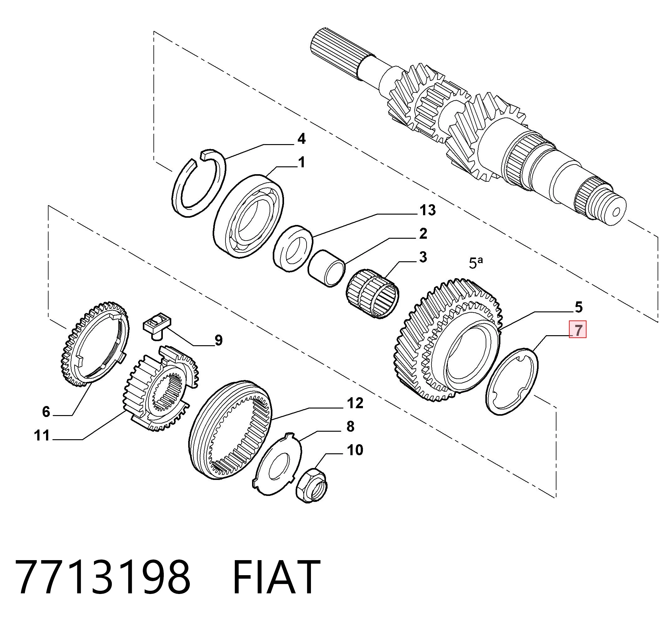 7713198 Fiat/Alfa/Lancia