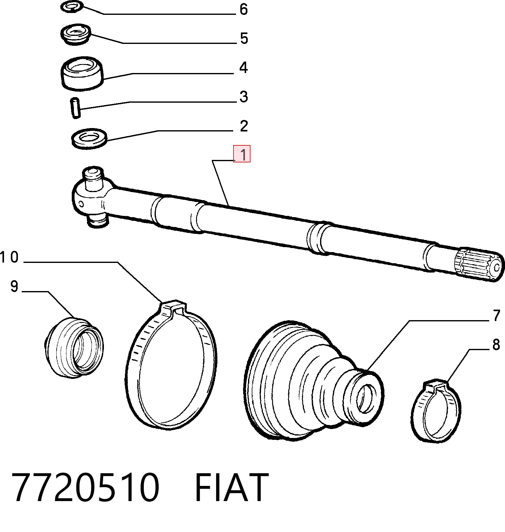 7720510 Fiat/Alfa/Lancia