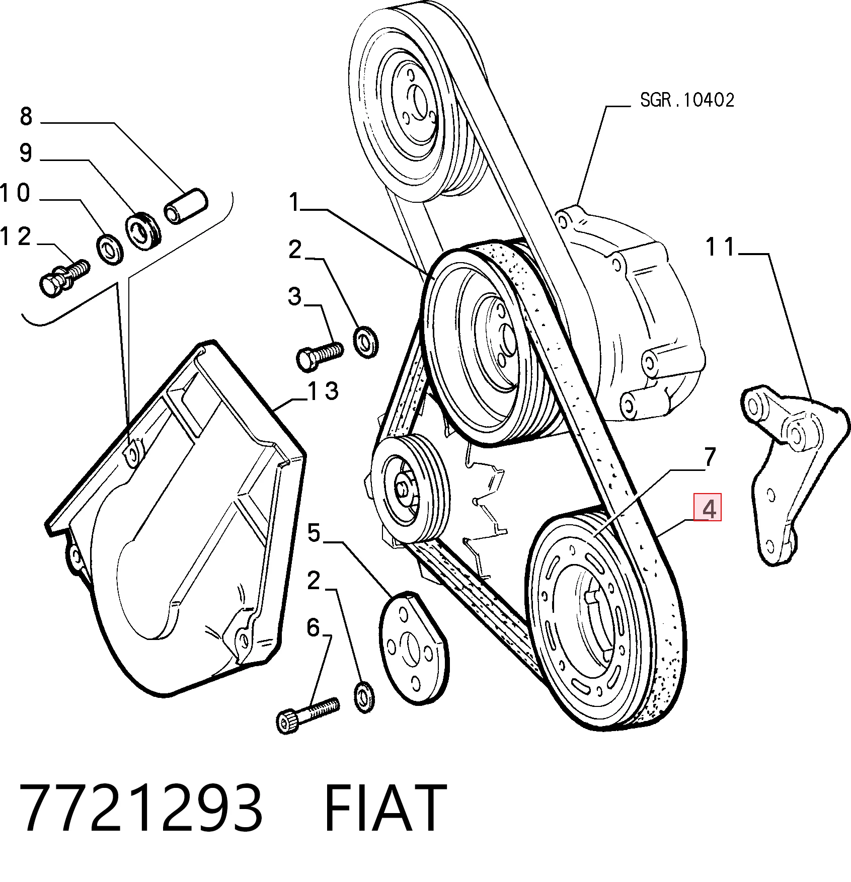 7721293 Fiat/Alfa/Lancia