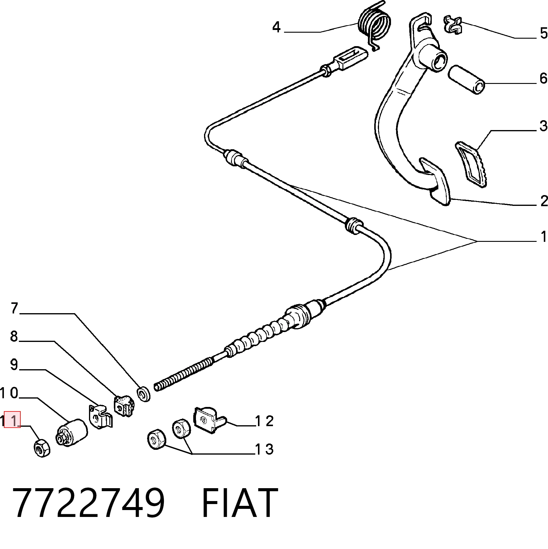 7722749 Fiat/Alfa/Lancia