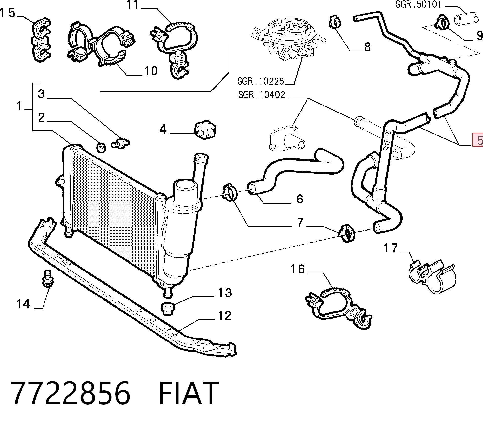 7722856 Fiat/Alfa/Lancia