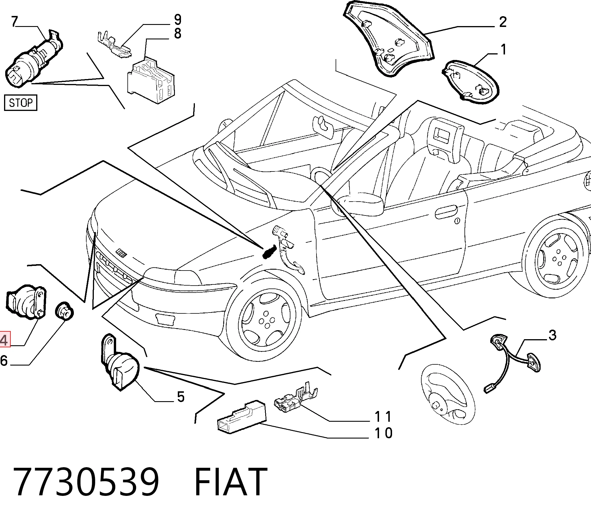 Sinal sonoro (cláxon) Renault Clio preço, a partir de 36,48 USD