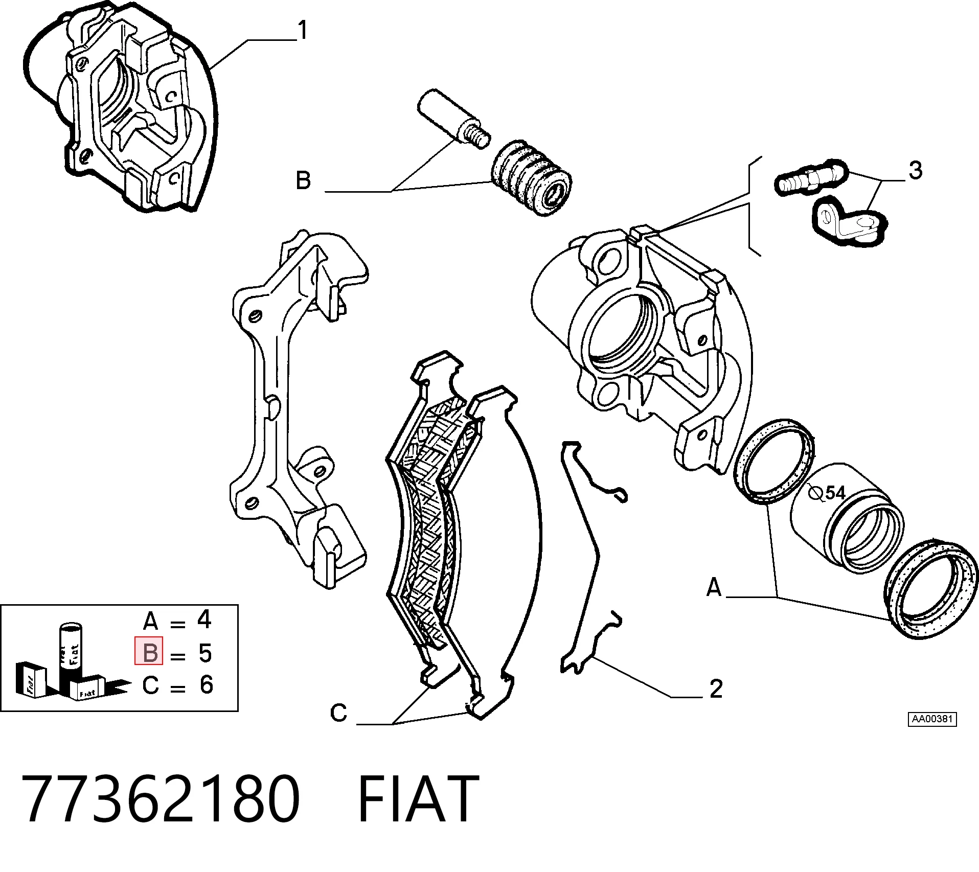 77362180 Fiat/Alfa/Lancia