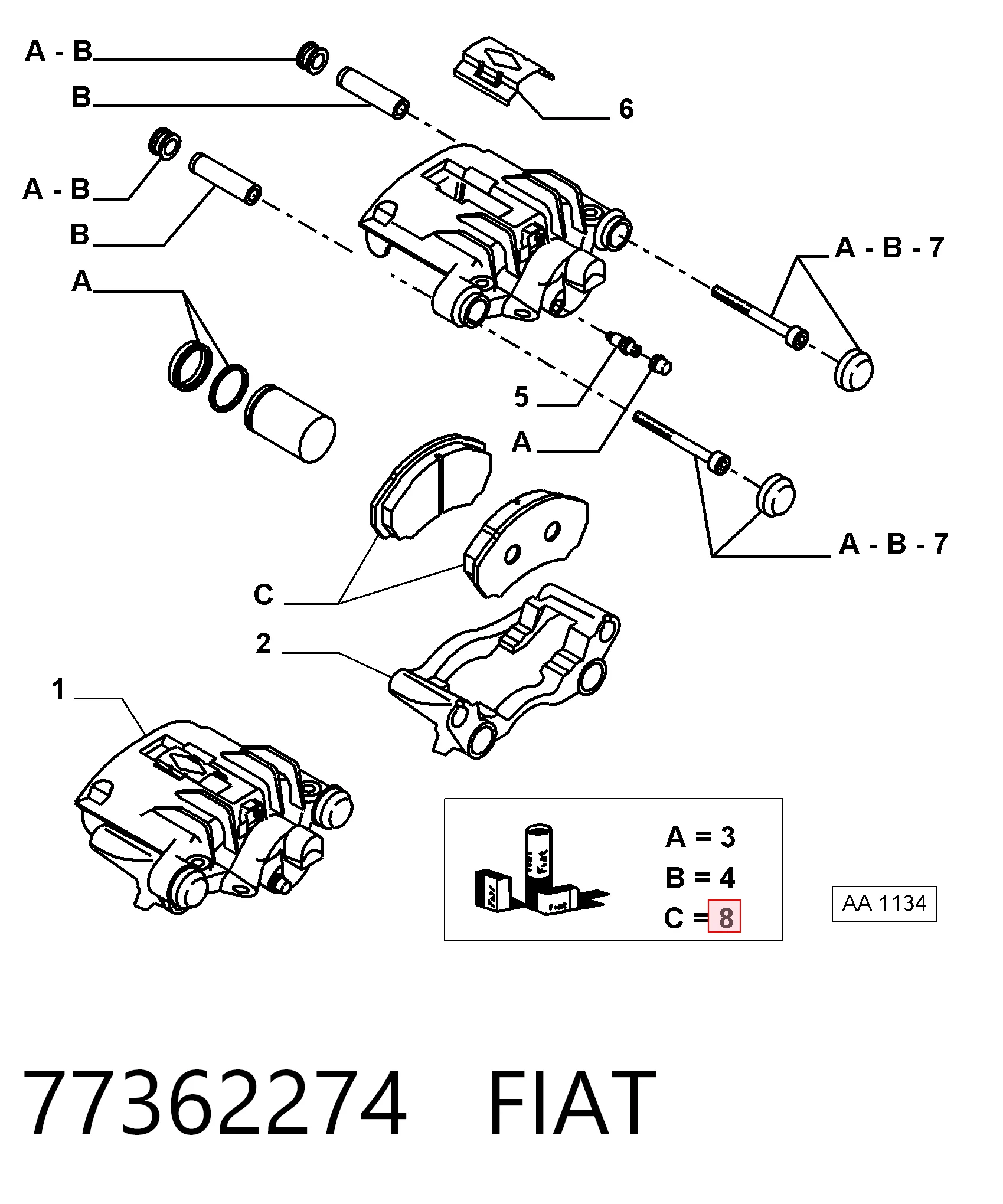 77362274 Fiat/Alfa/Lancia