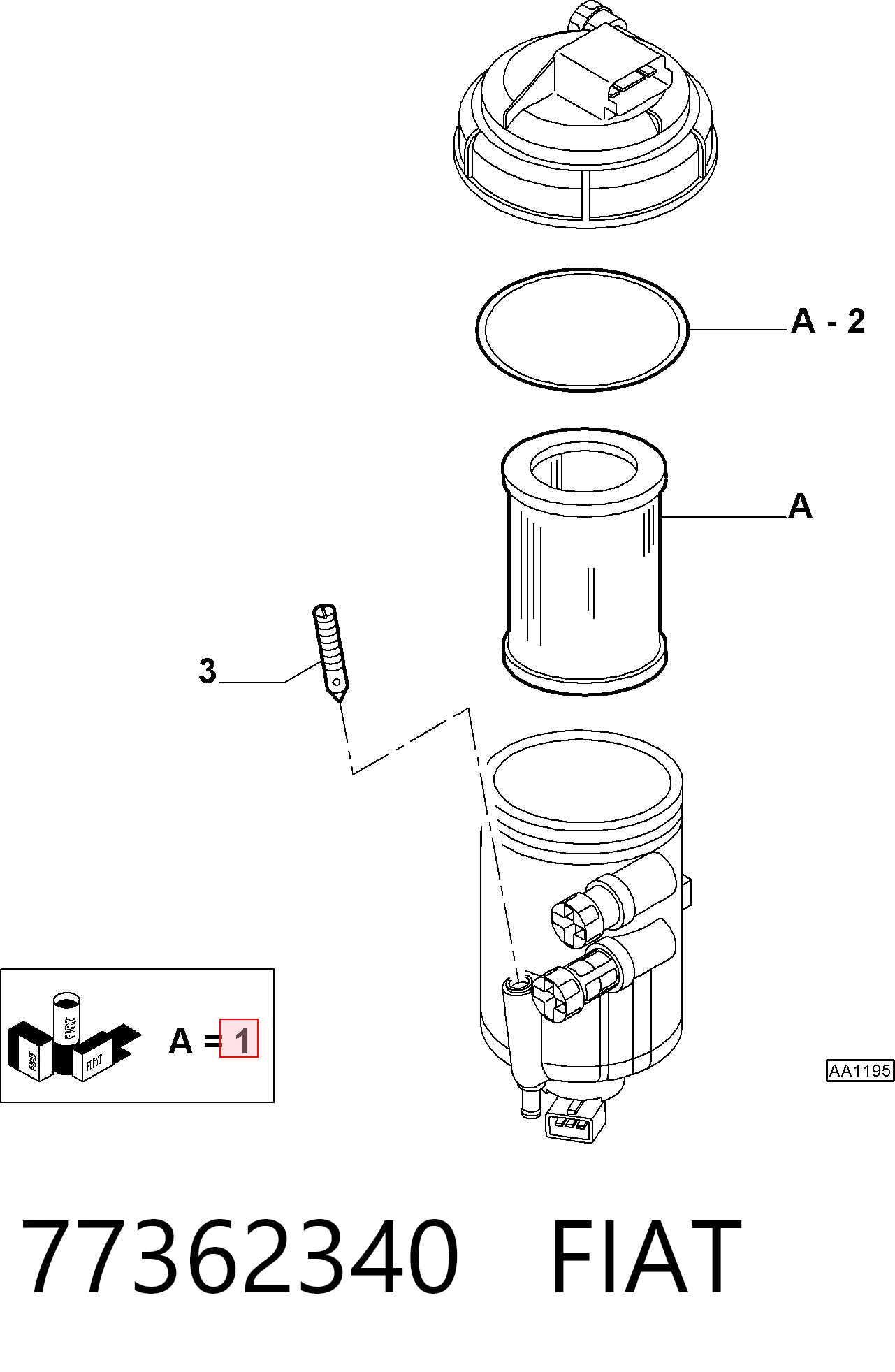 77362340 Fiat/Alfa/Lancia