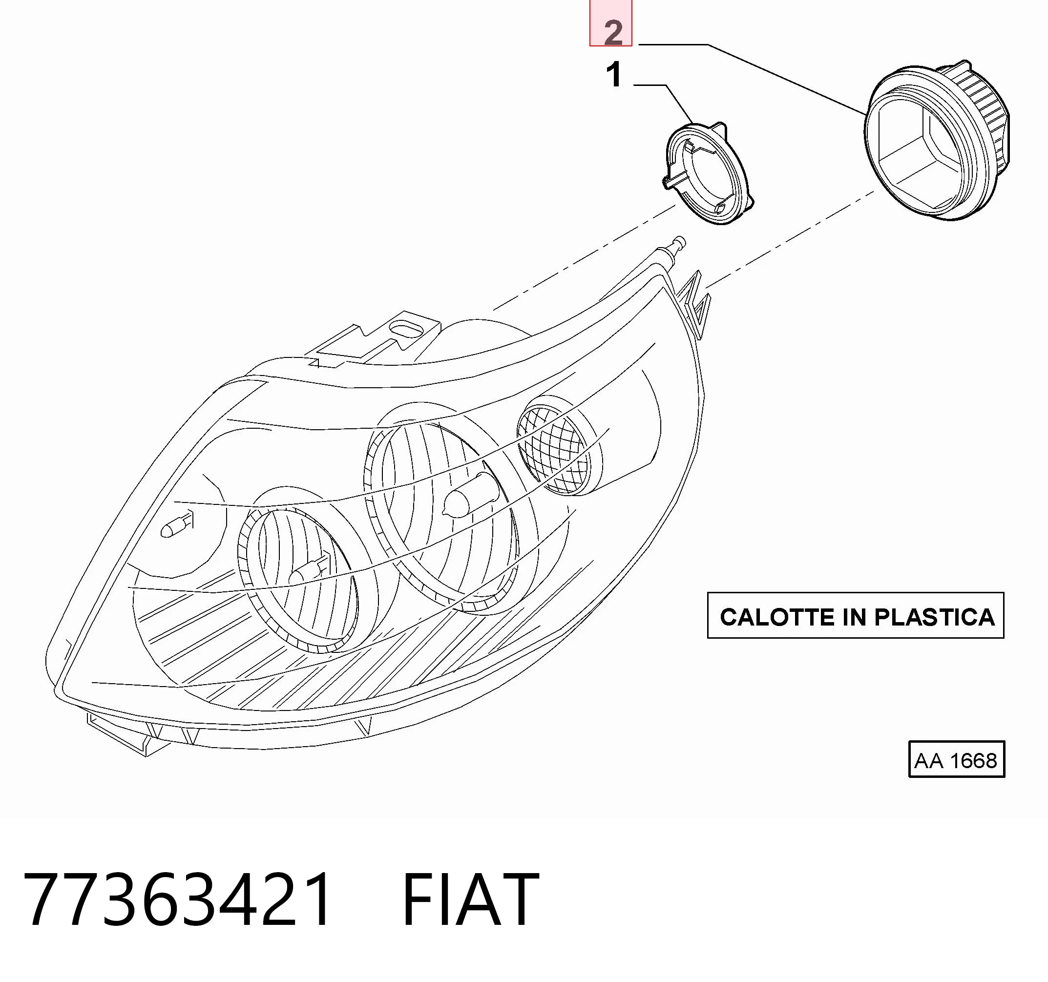 77363421 Fiat/Alfa/Lancia