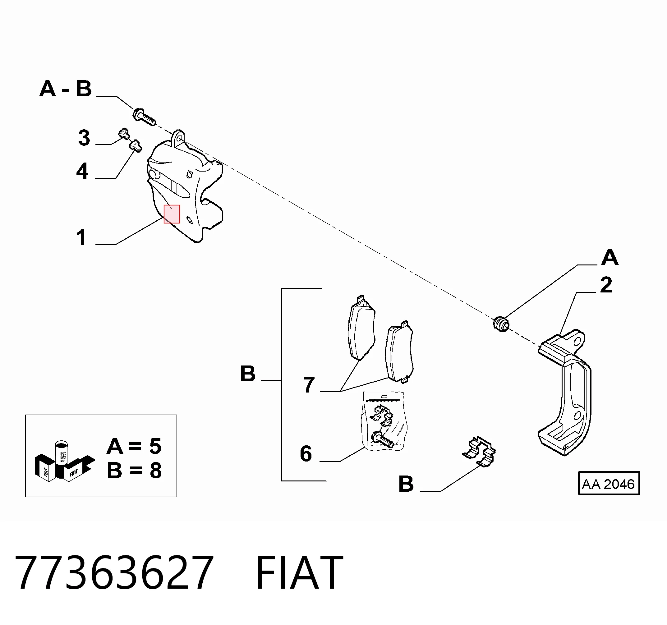 77363627 Fiat/Alfa/Lancia