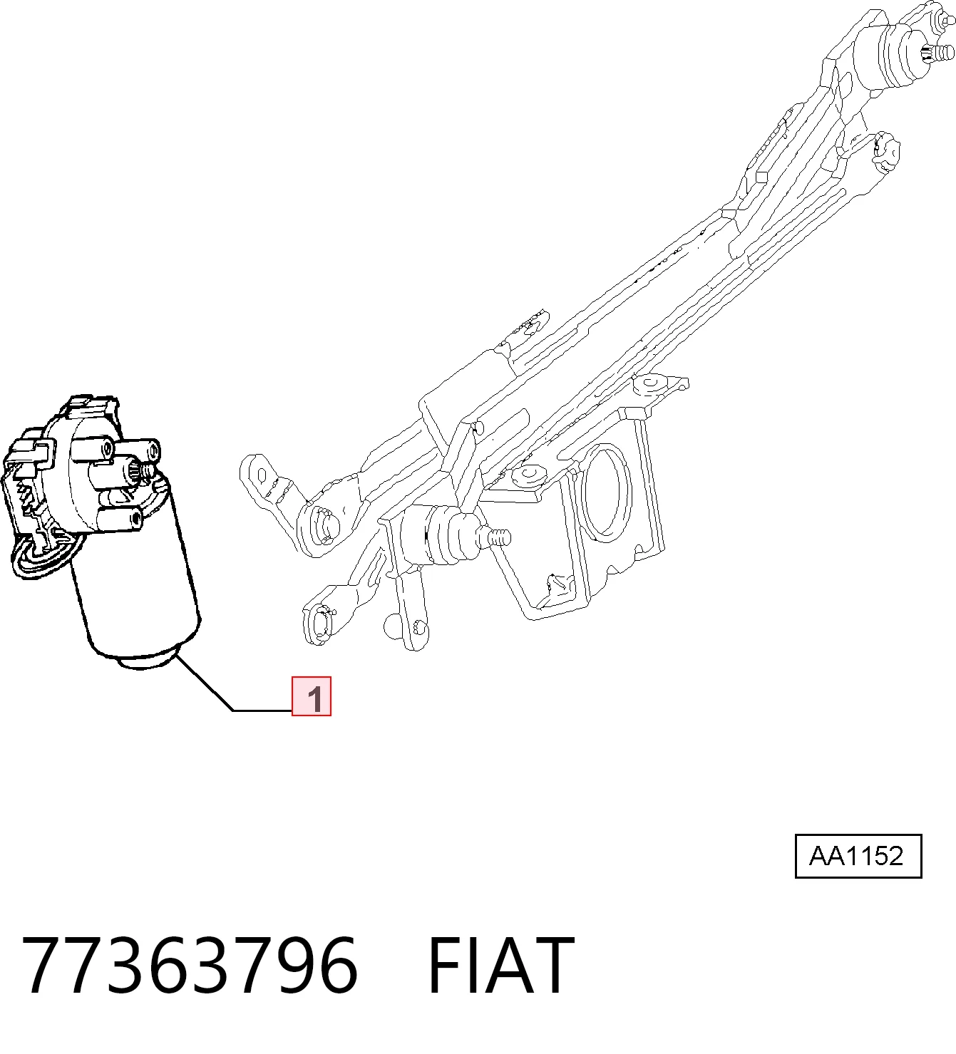 Motor de limpador pára-brisas do pára-brisas Magneti Marelli TGE530QM preço, a partir de 59,62 USD