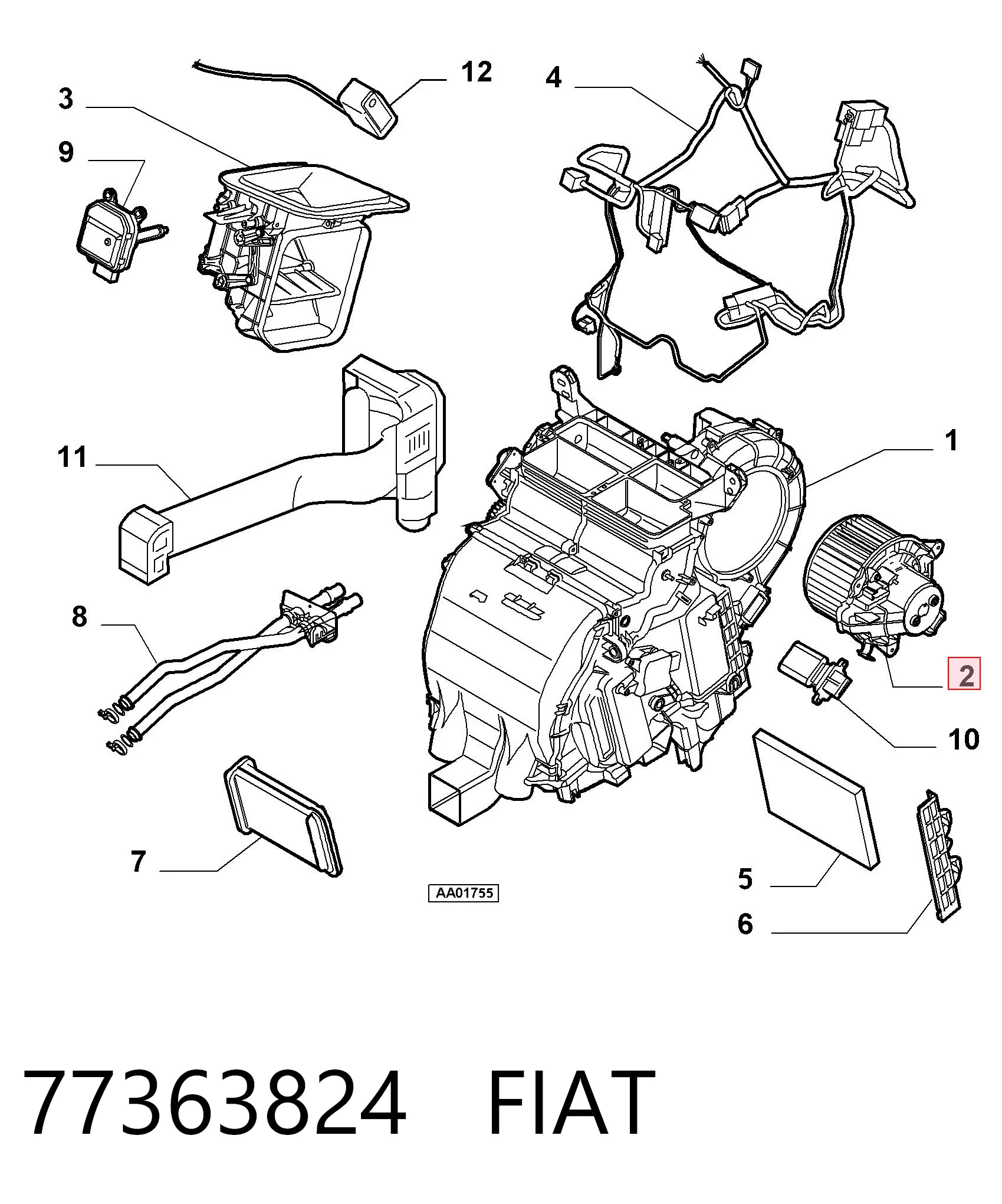  para Fiat Bravo II (198)