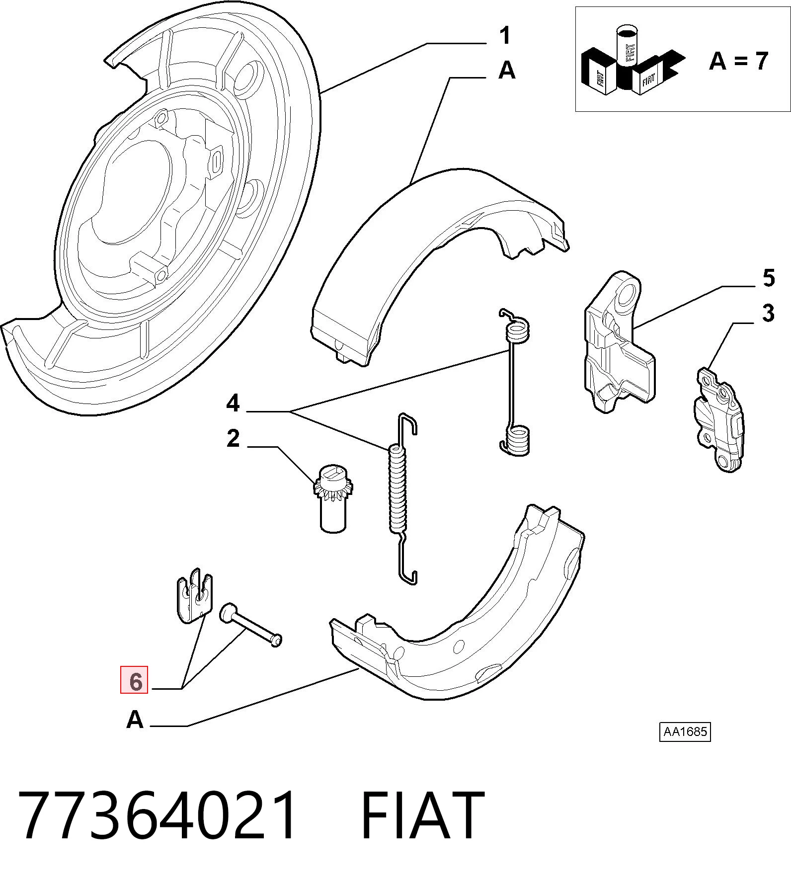 77364021 Fiat/Alfa/Lancia