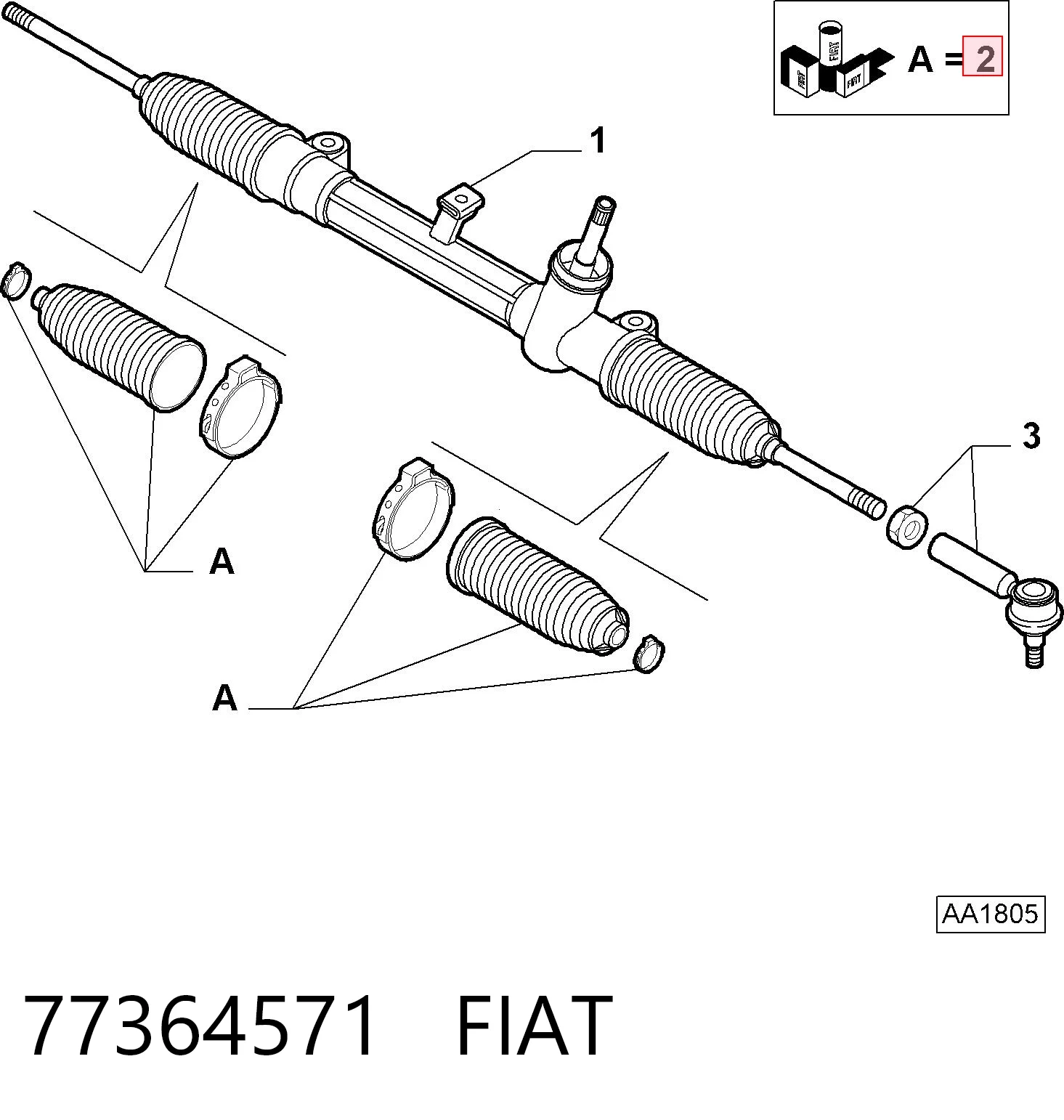 77364571 Fiat/Alfa/Lancia