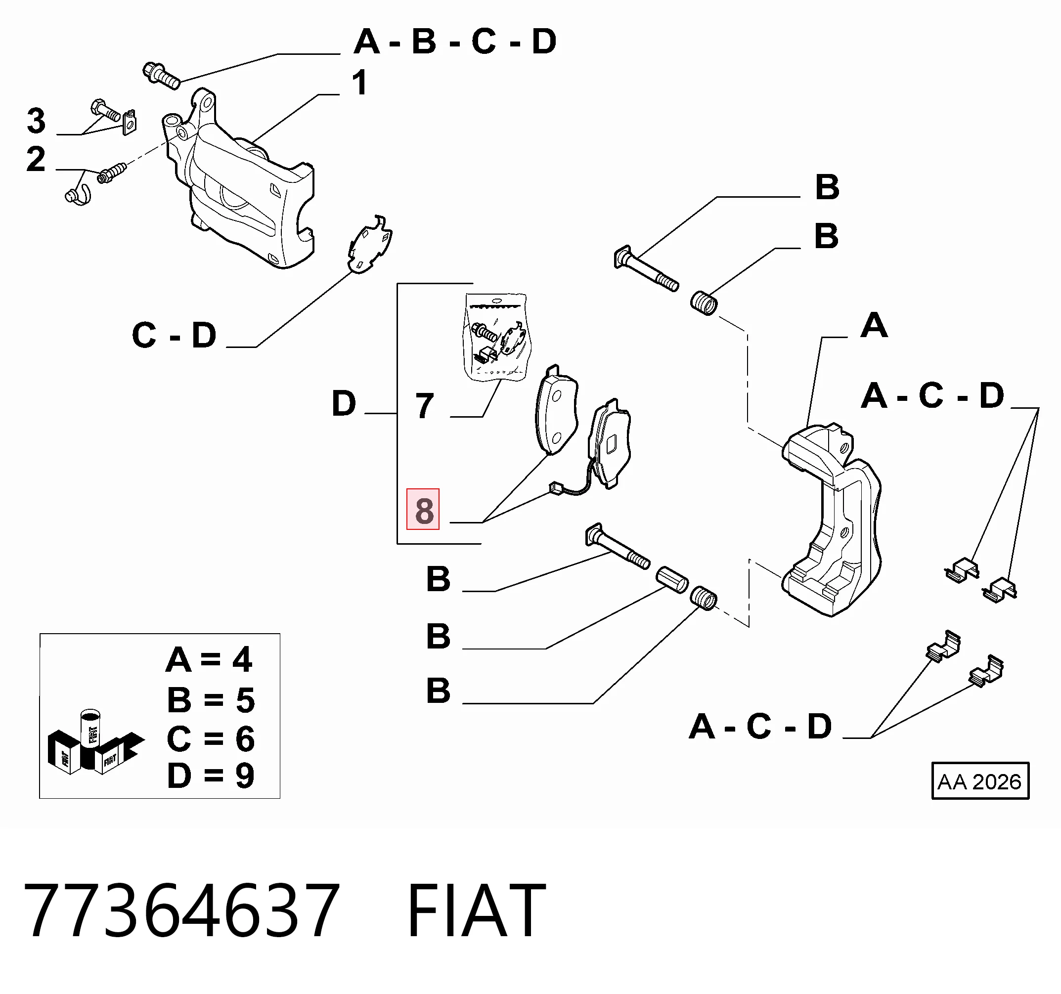 77364637 Fiat/Alfa/Lancia