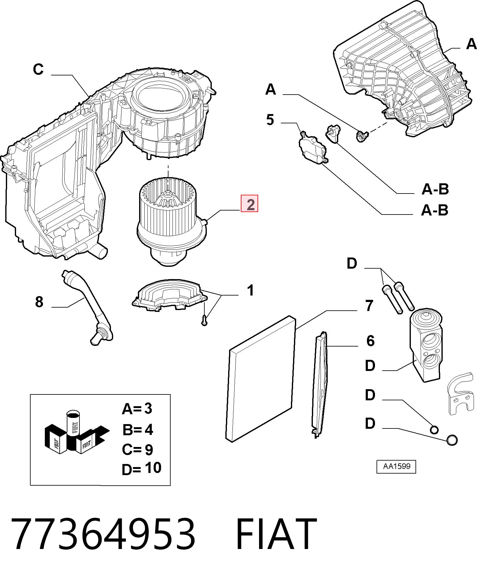 77364953 Fiat/Alfa/Lancia