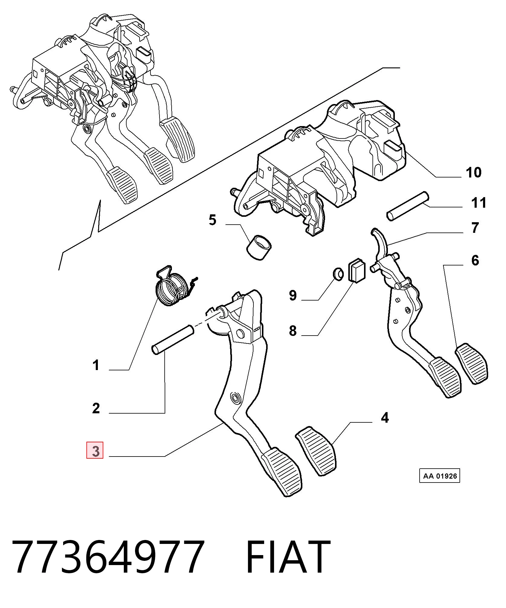 77364977 Fiat/Alfa/Lancia