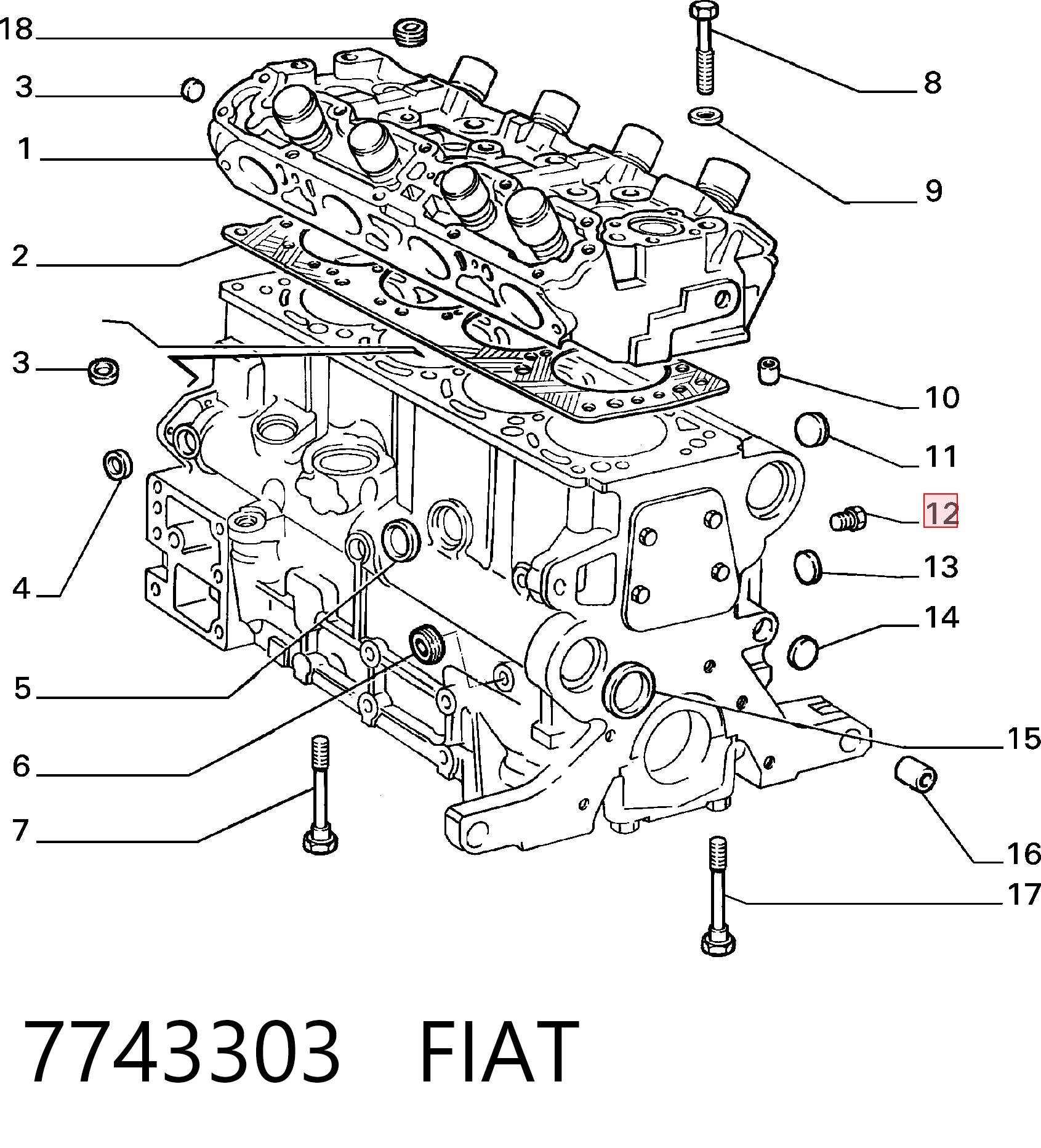 7743303 Fiat/Alfa/Lancia