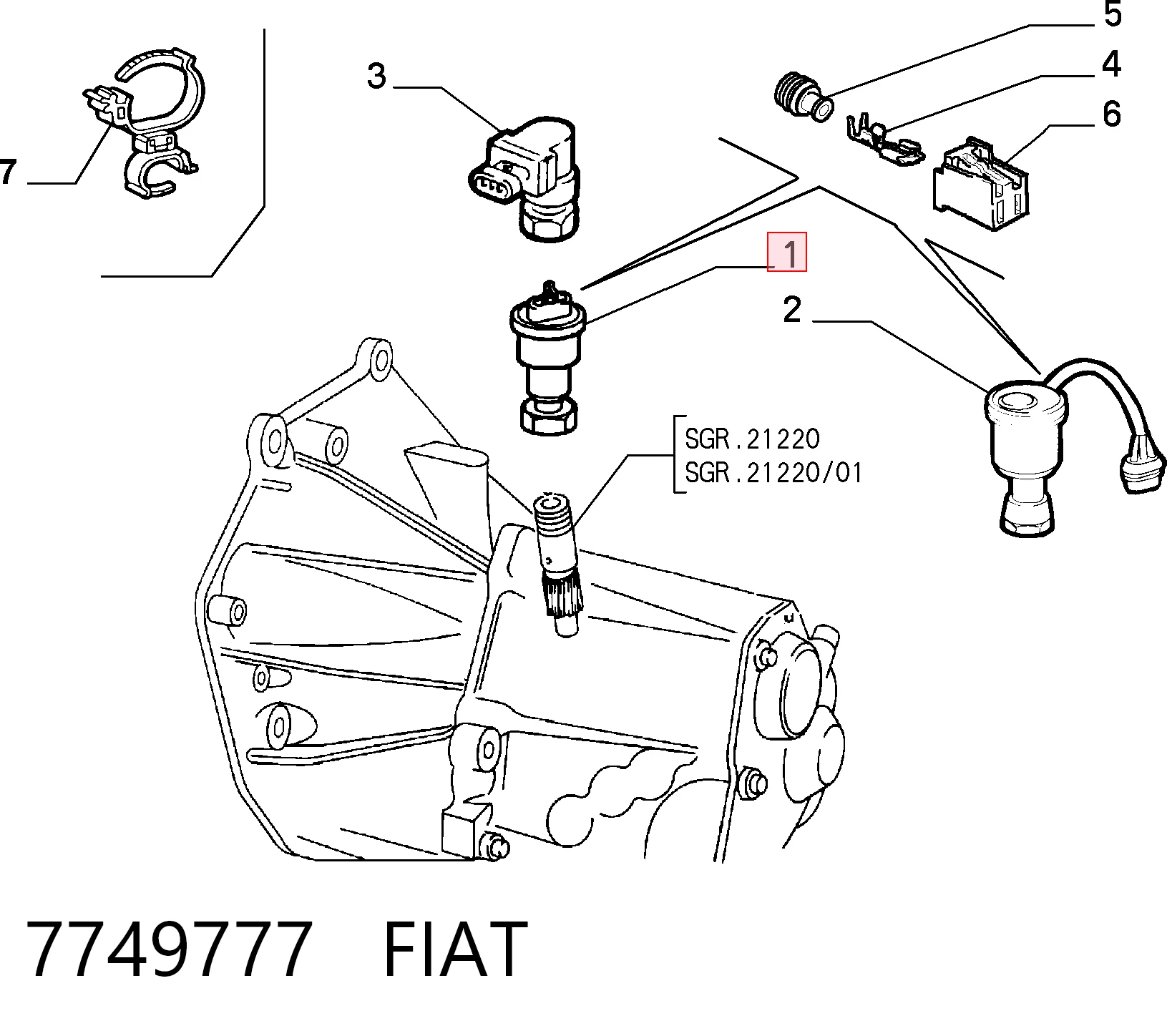 Compre Sensor de velocidade Fiat Brava 