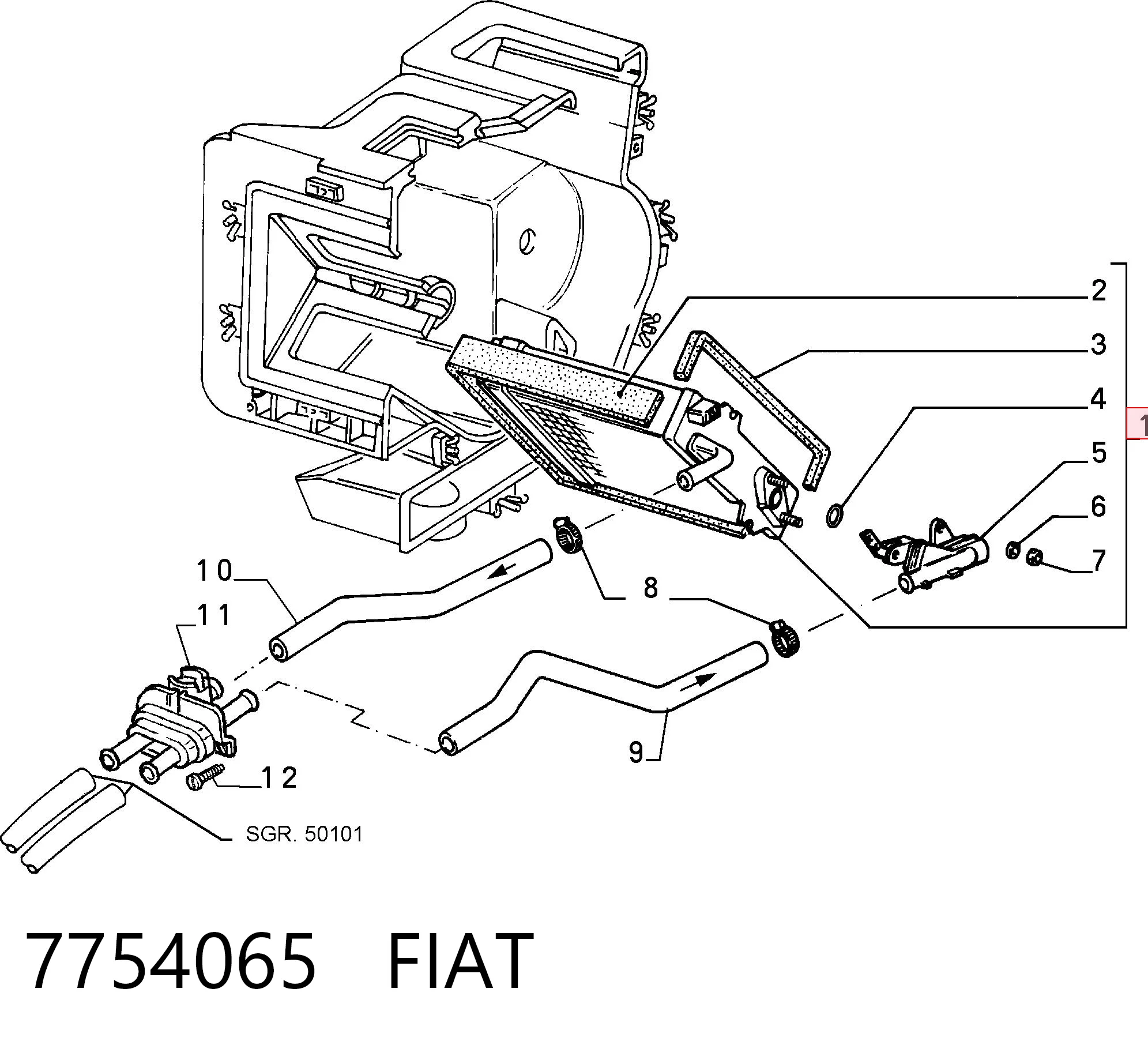 7754065 Fiat/Alfa/Lancia