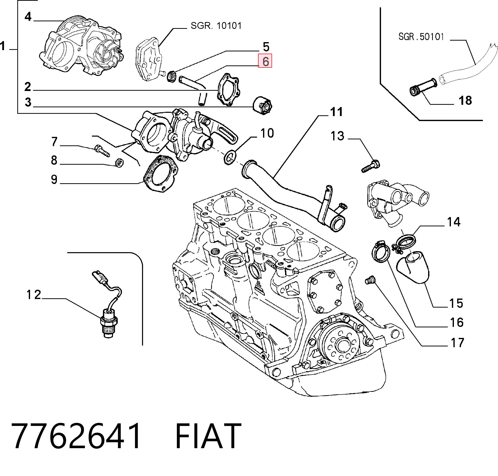 7762641 Fiat/Alfa/Lancia