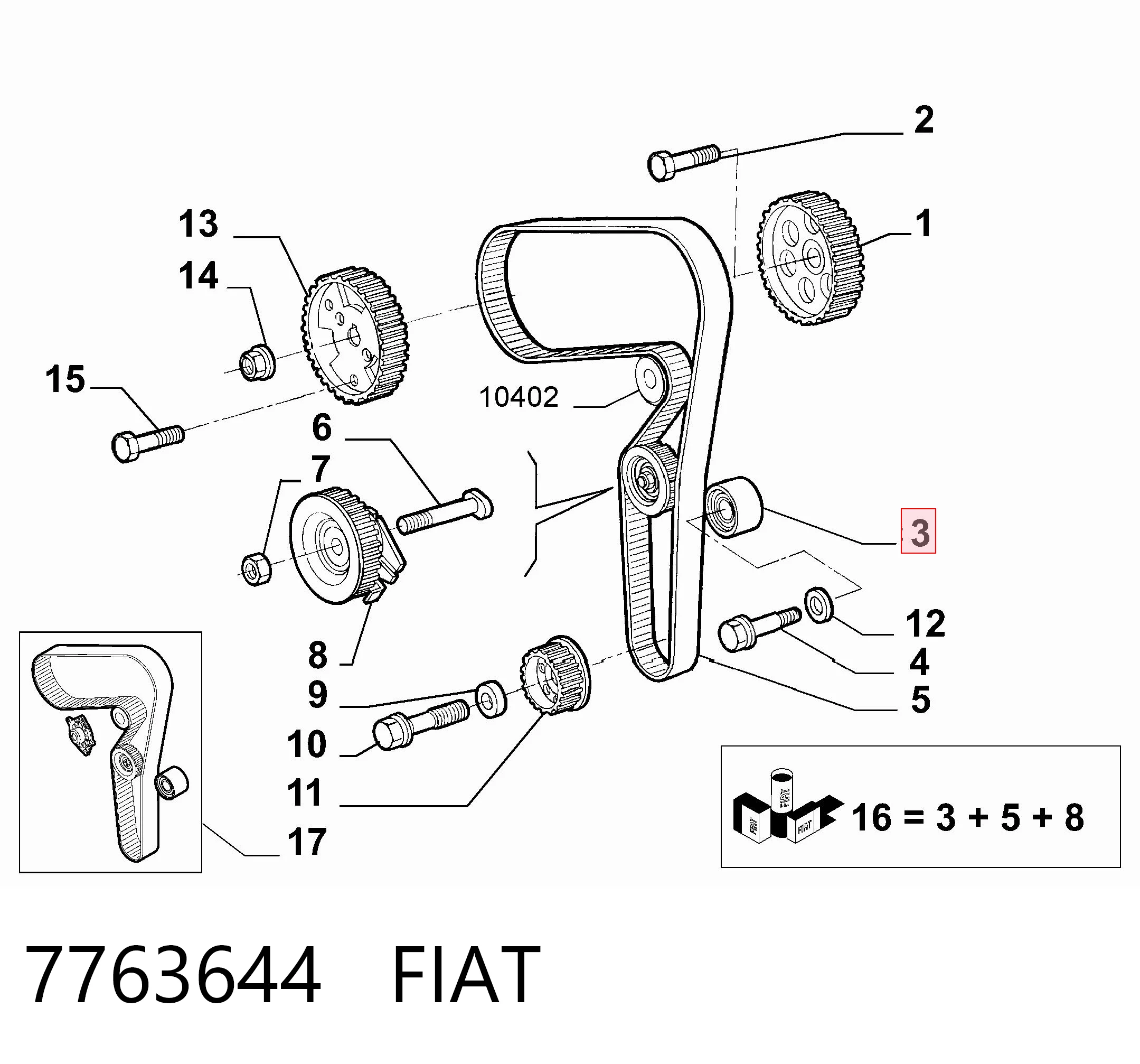 7763644 Fiat/Alfa/Lancia