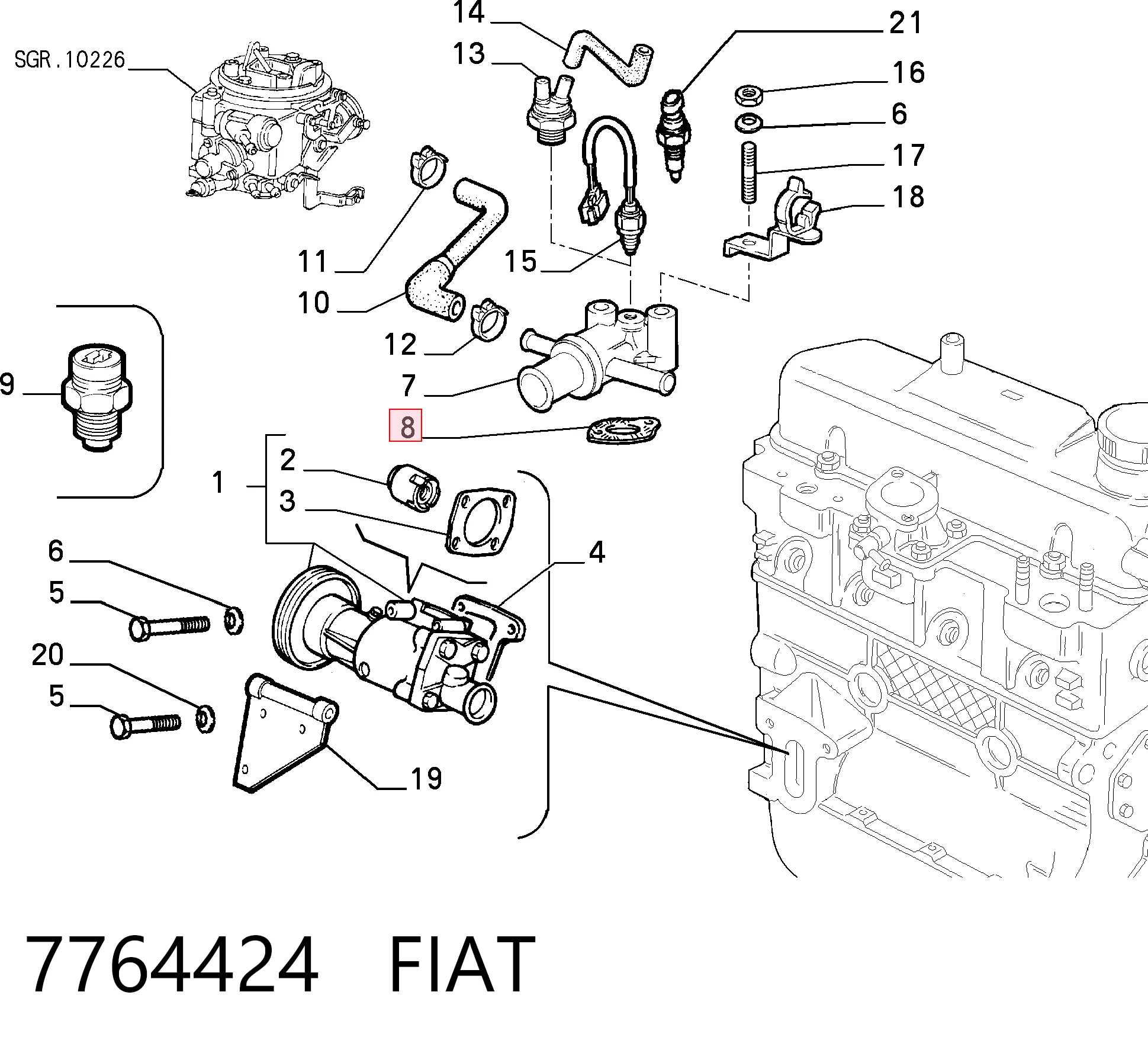 7764424 Fiat/Alfa/Lancia