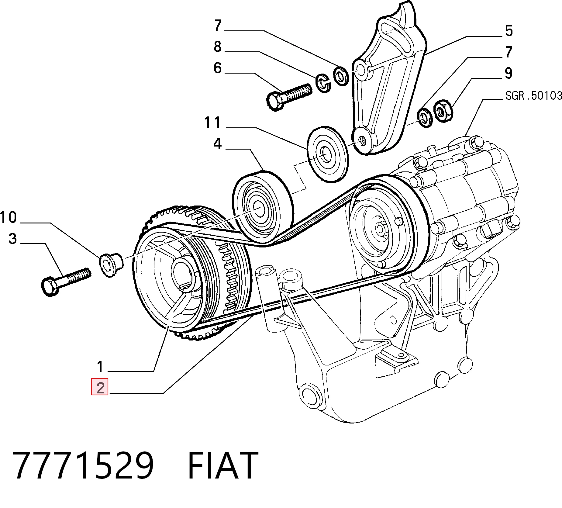 7771529 Fiat/Alfa/Lancia