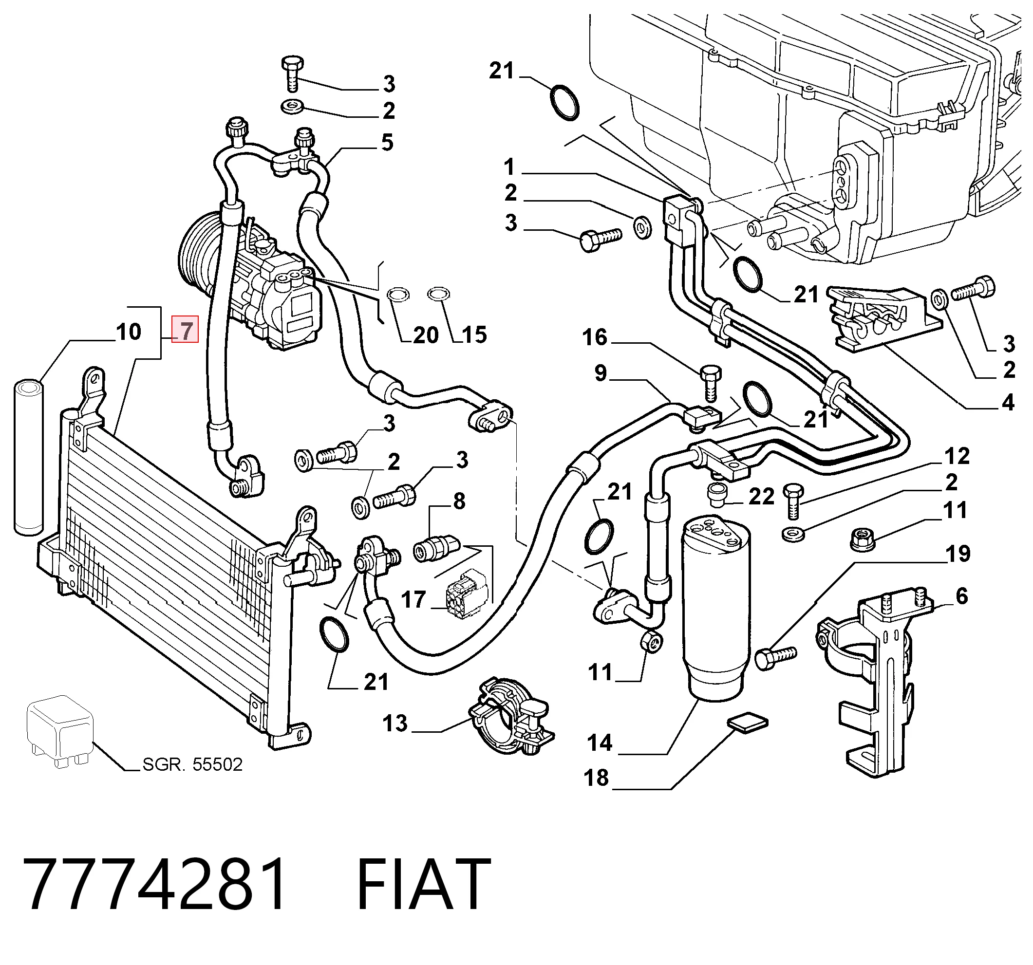 7774281 Fiat/Alfa/Lancia