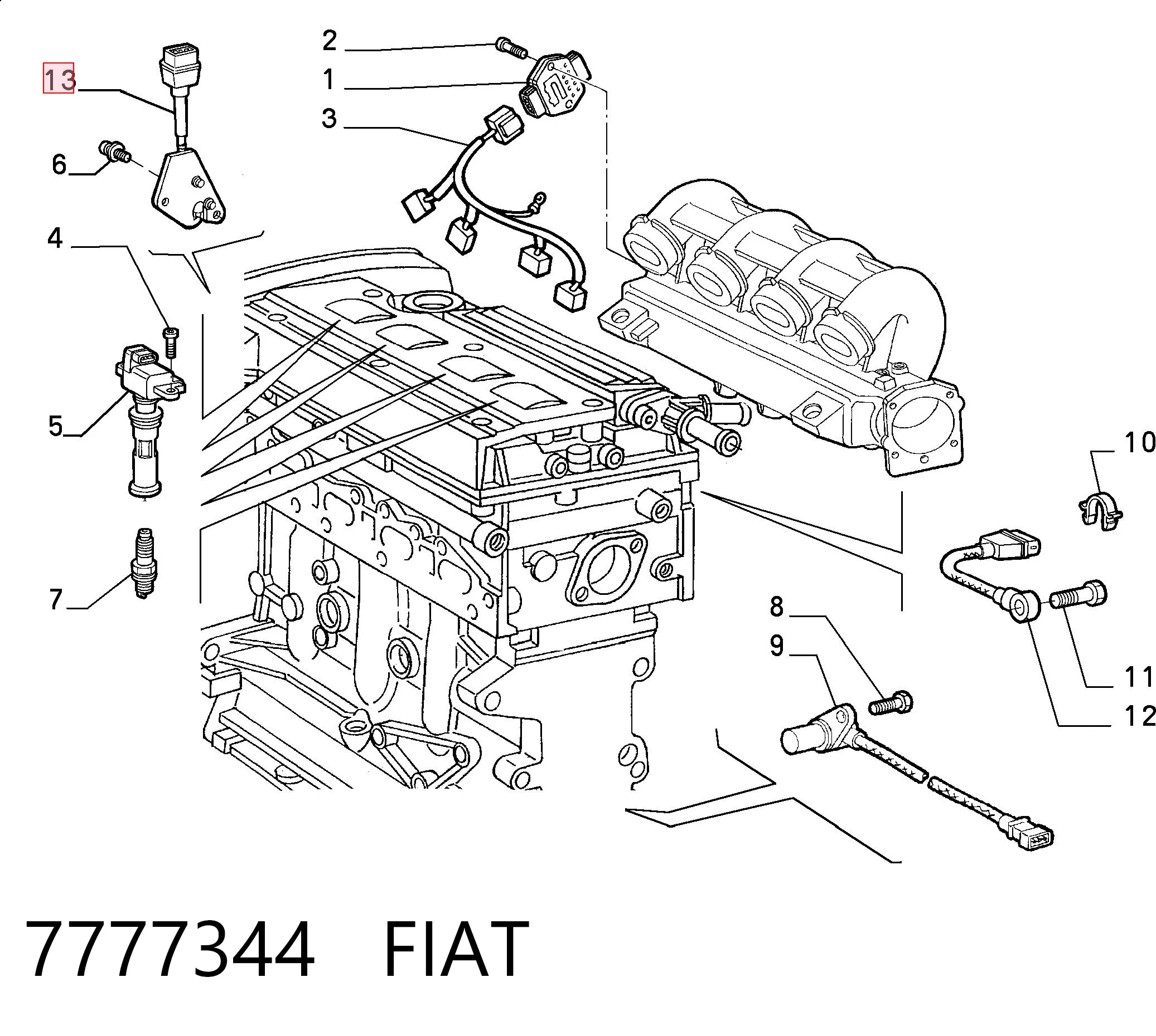 7777344 Fiat/Alfa/Lancia