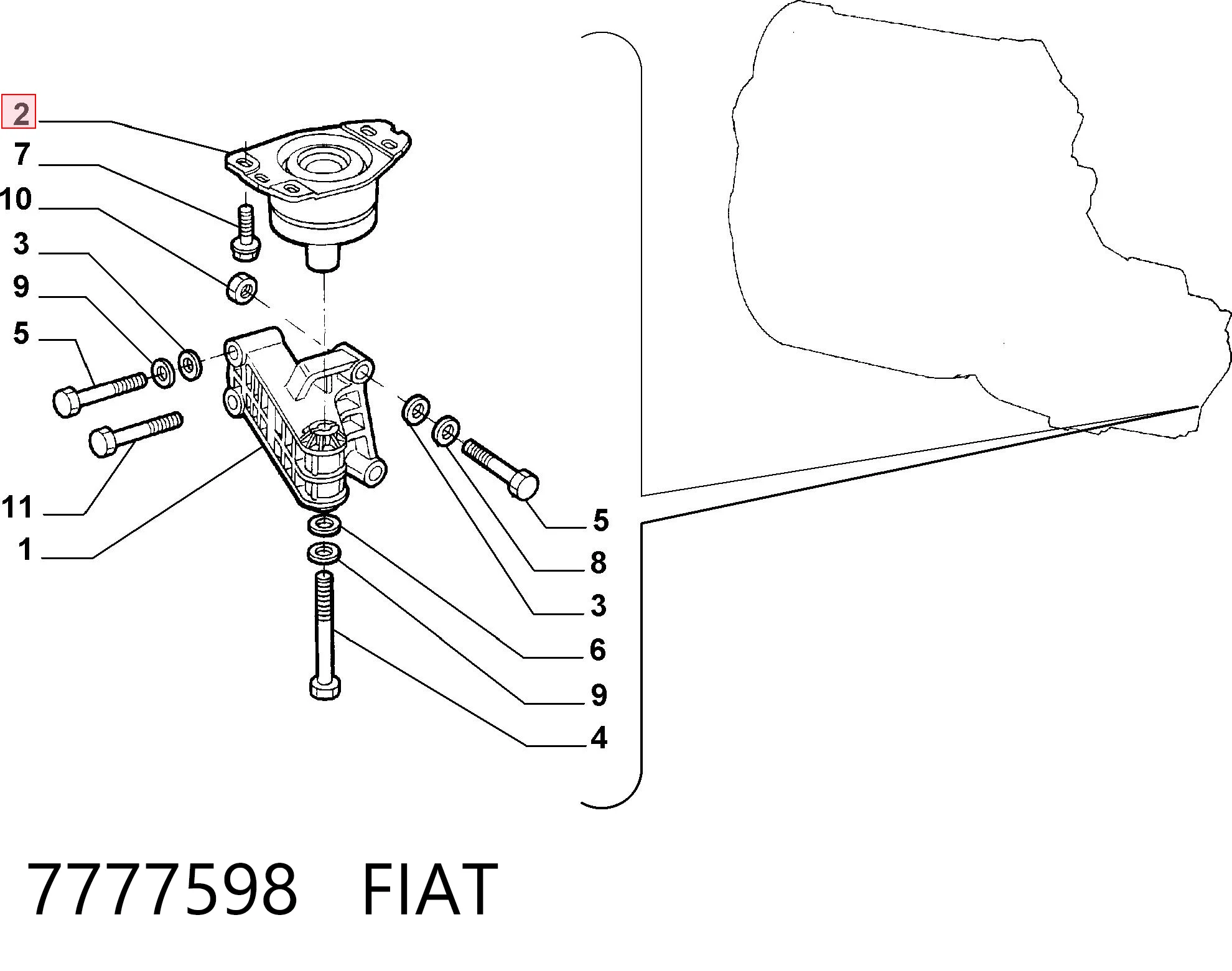 7777598 Fiat/Alfa/Lancia