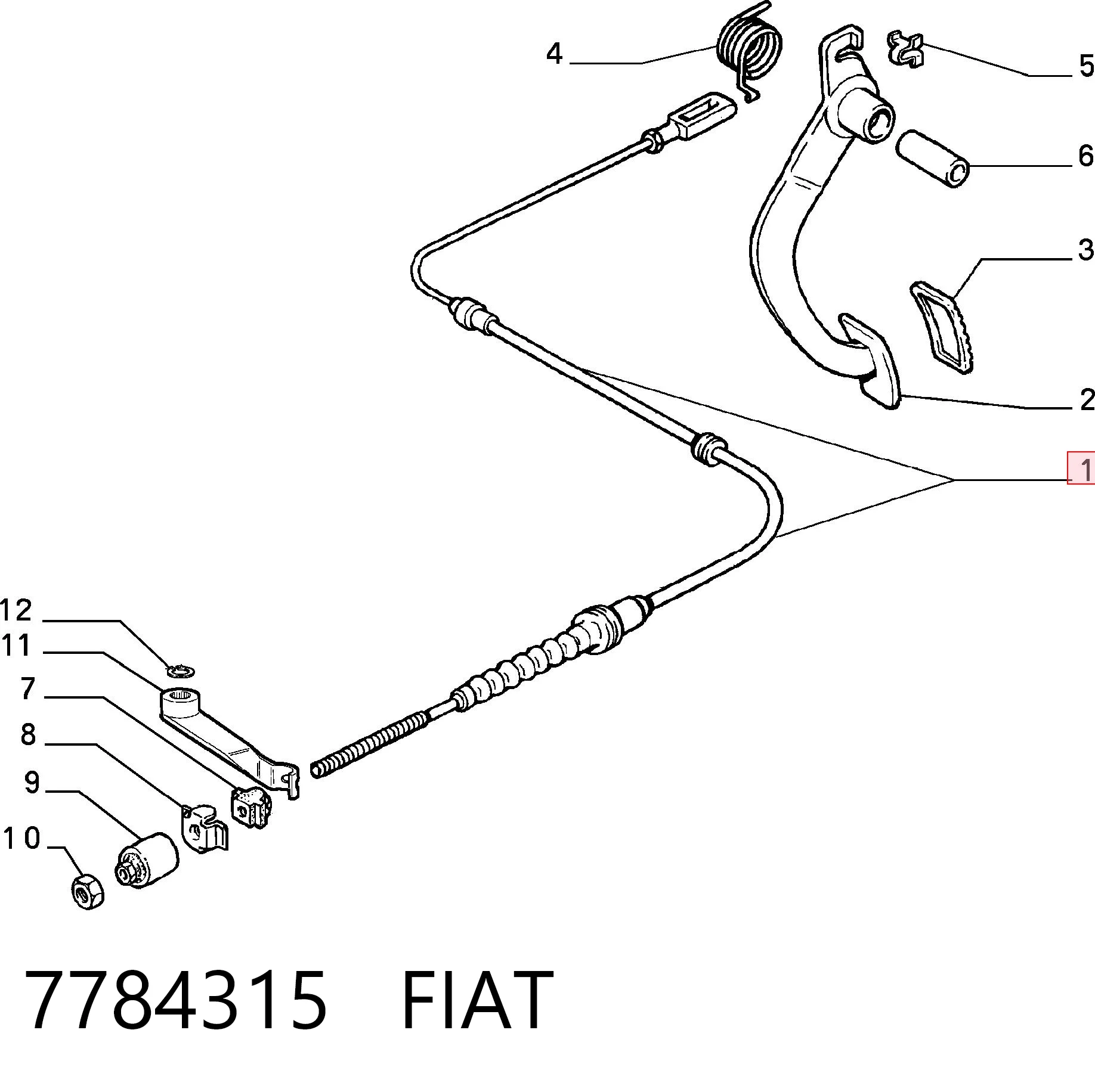 7784315 Fiat/Alfa/Lancia