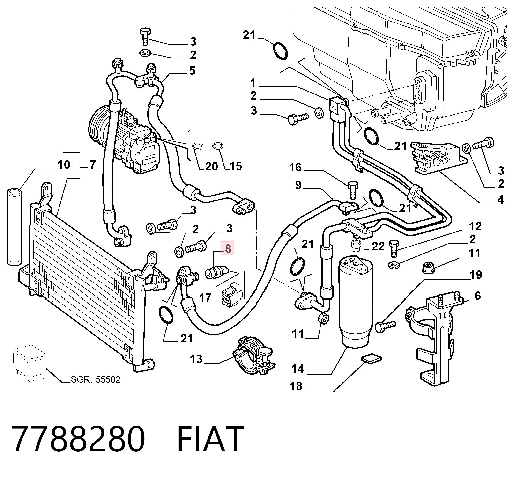 7788280 Fiat/Alfa/Lancia