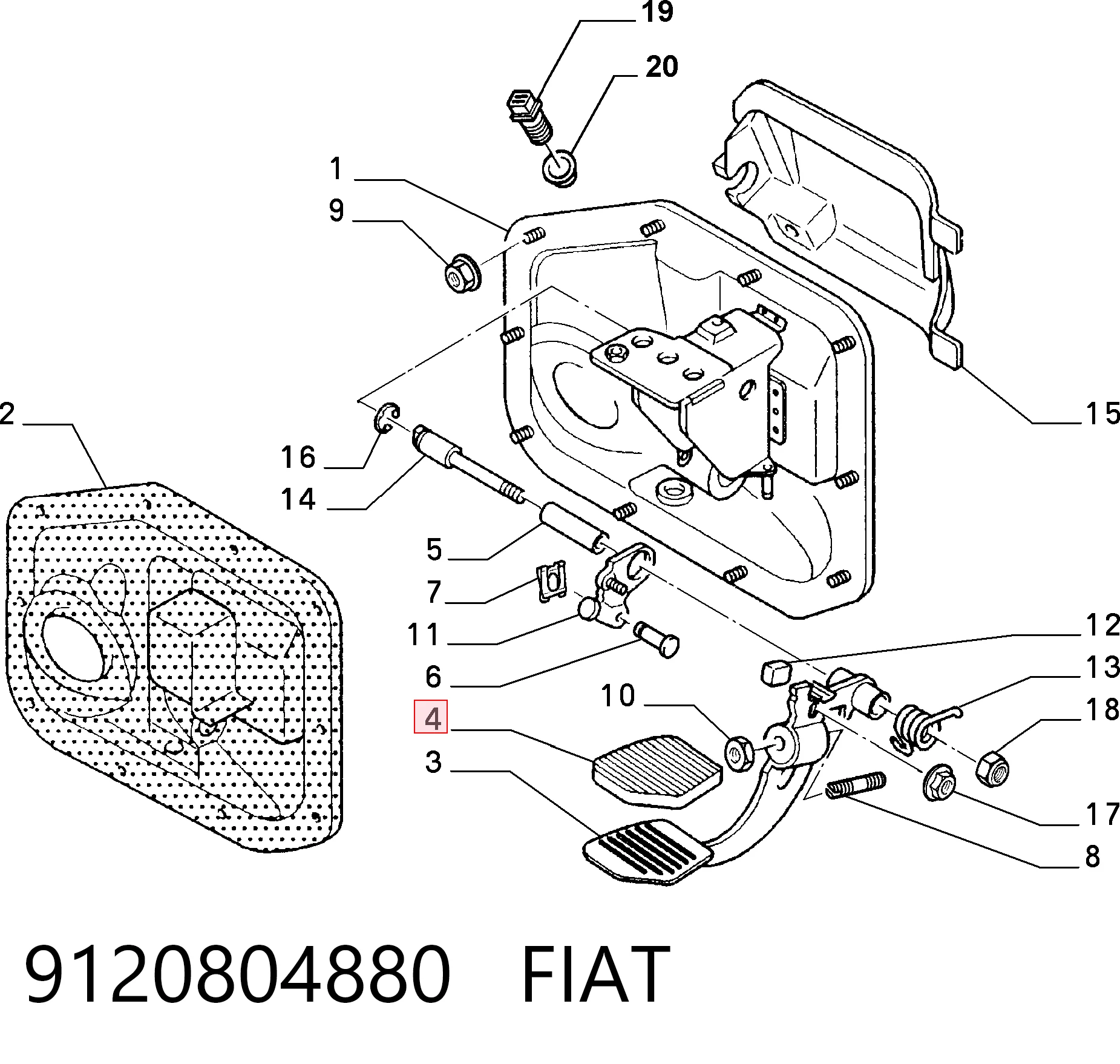 9120804880 Fiat/Alfa/Lancia