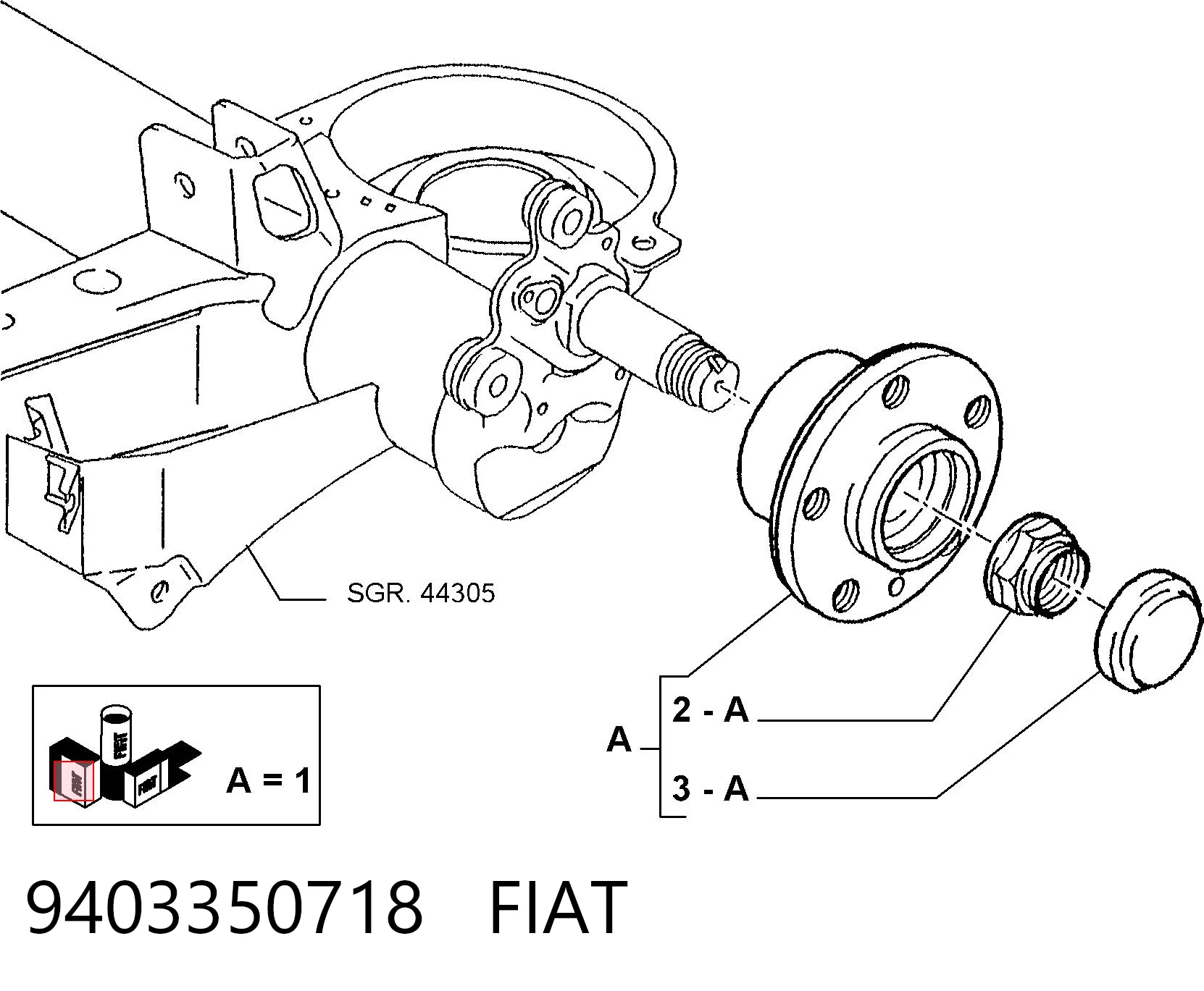 9403350718 Fiat/Alfa/Lancia