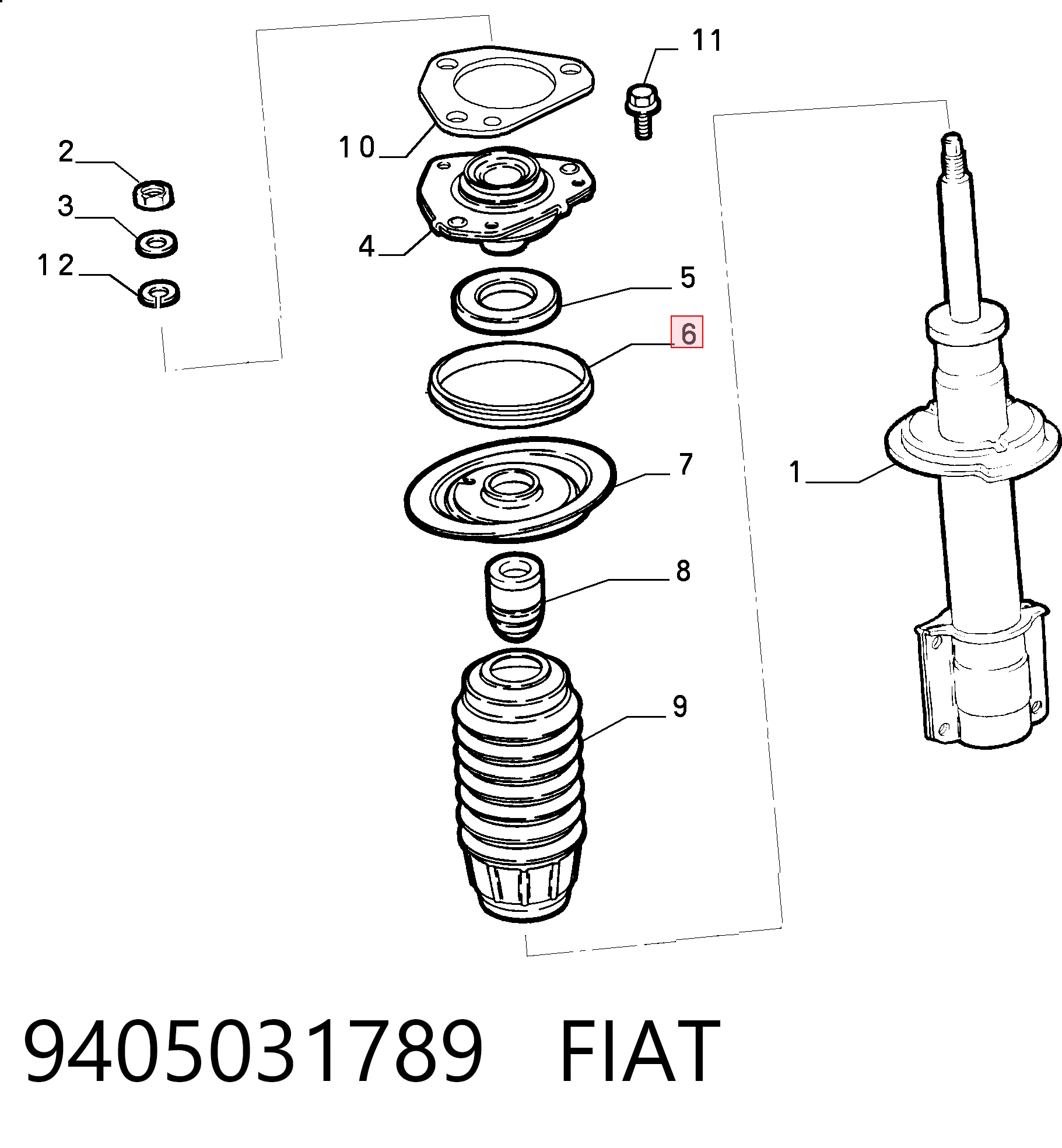 9405031789 Fiat/Alfa/Lancia