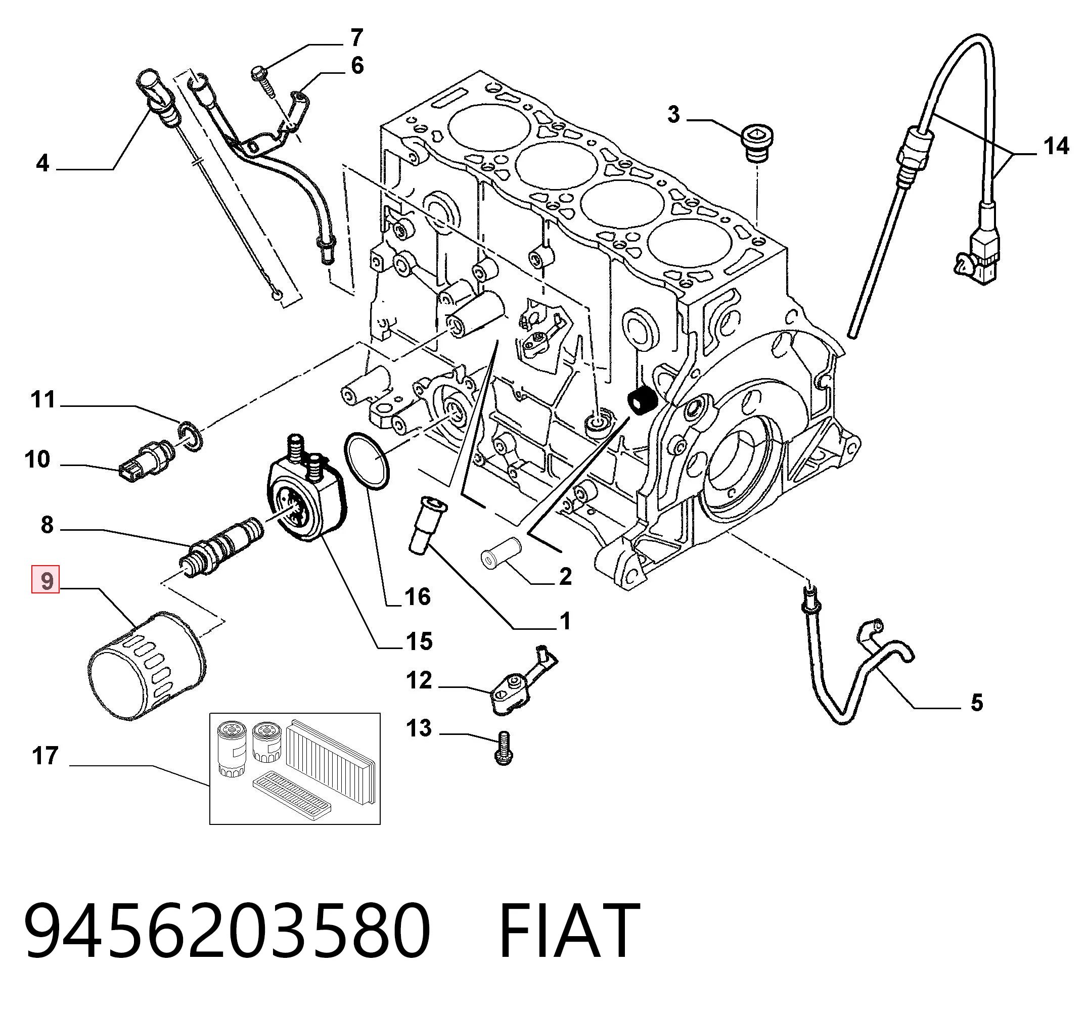 9456203580 Fiat/Alfa/Lancia